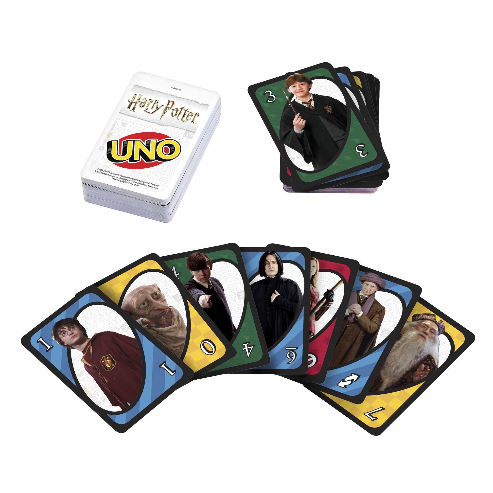 UNO Harry Potter Card Game For Kids, Adults And Game Night Based On The Popular Series