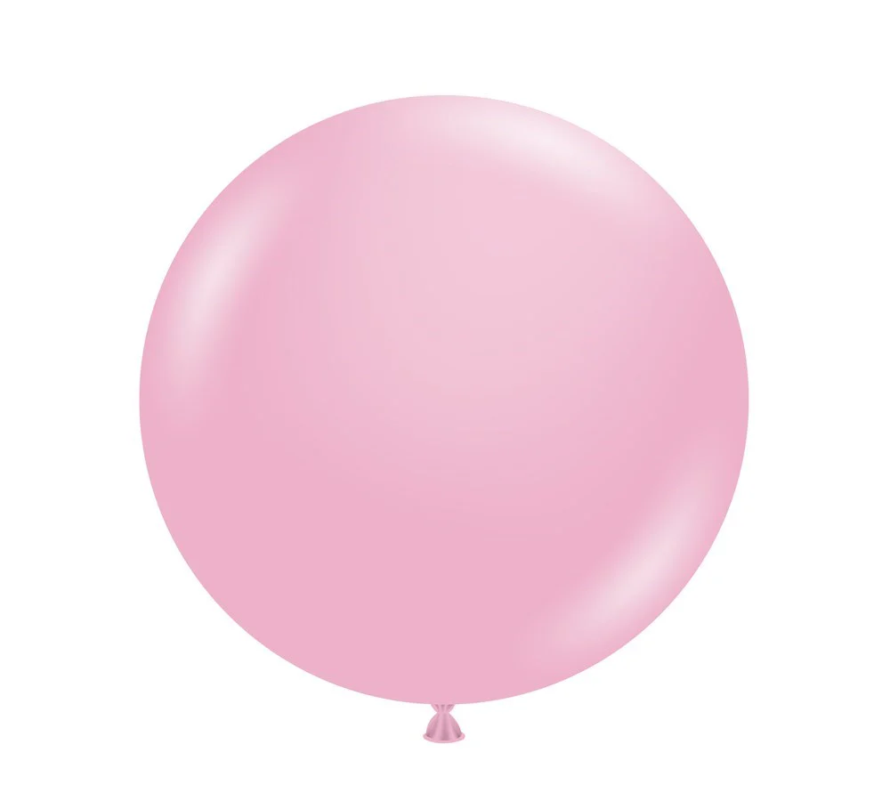 Pearlized Shimmering Tuftex Pink 17 inch Latex Balloons 50ct