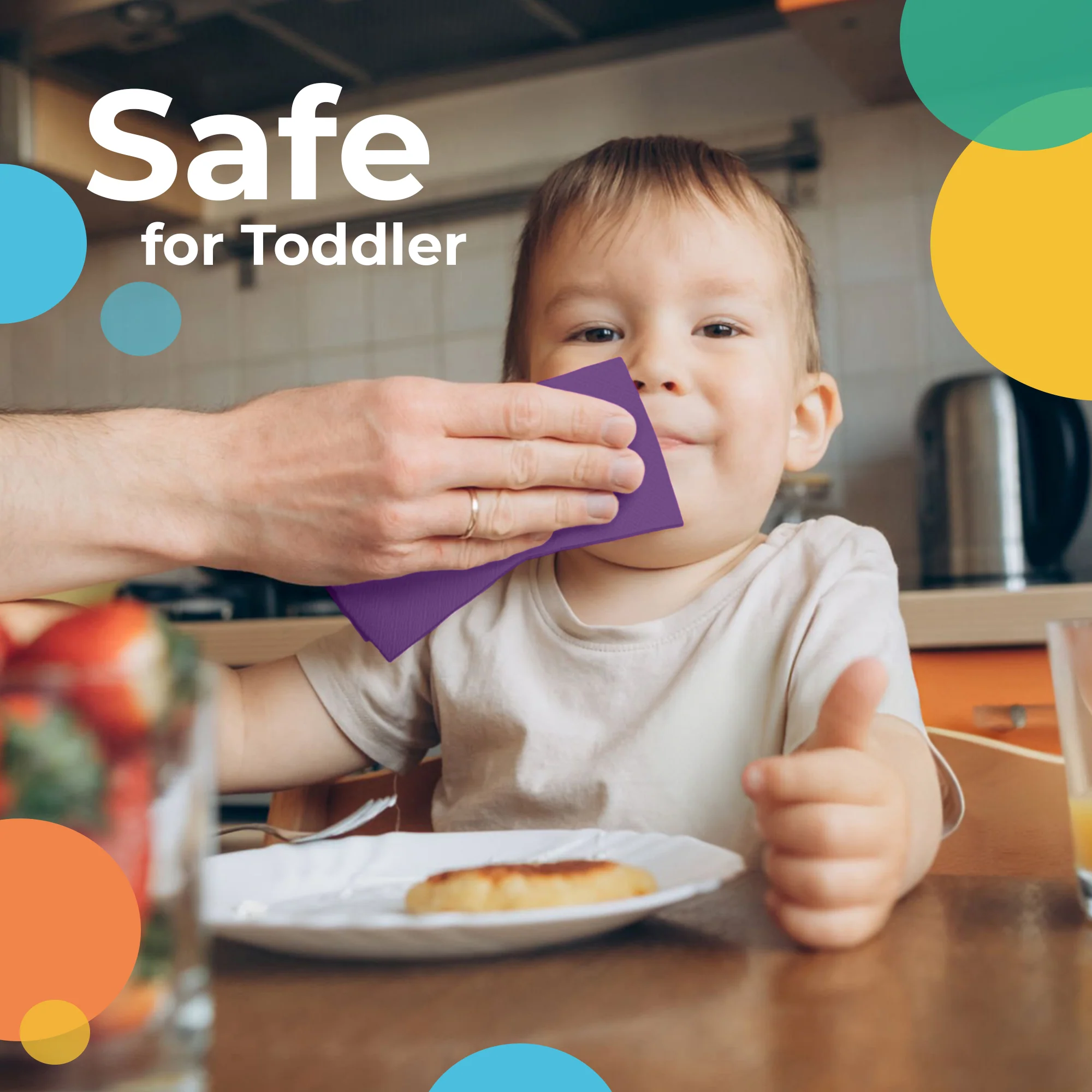 Purple Beverage Napkins | 20 Count