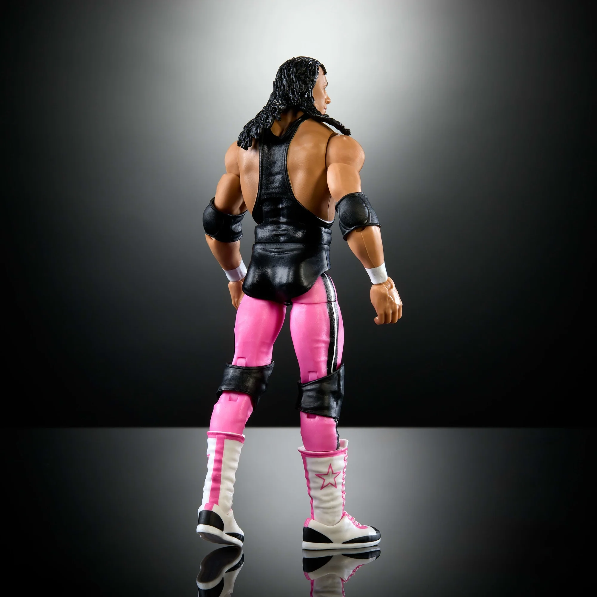 WWE Elite Collection Premium Live EVent Bret Hart Action Figure Set, Wrestlemania Collectible