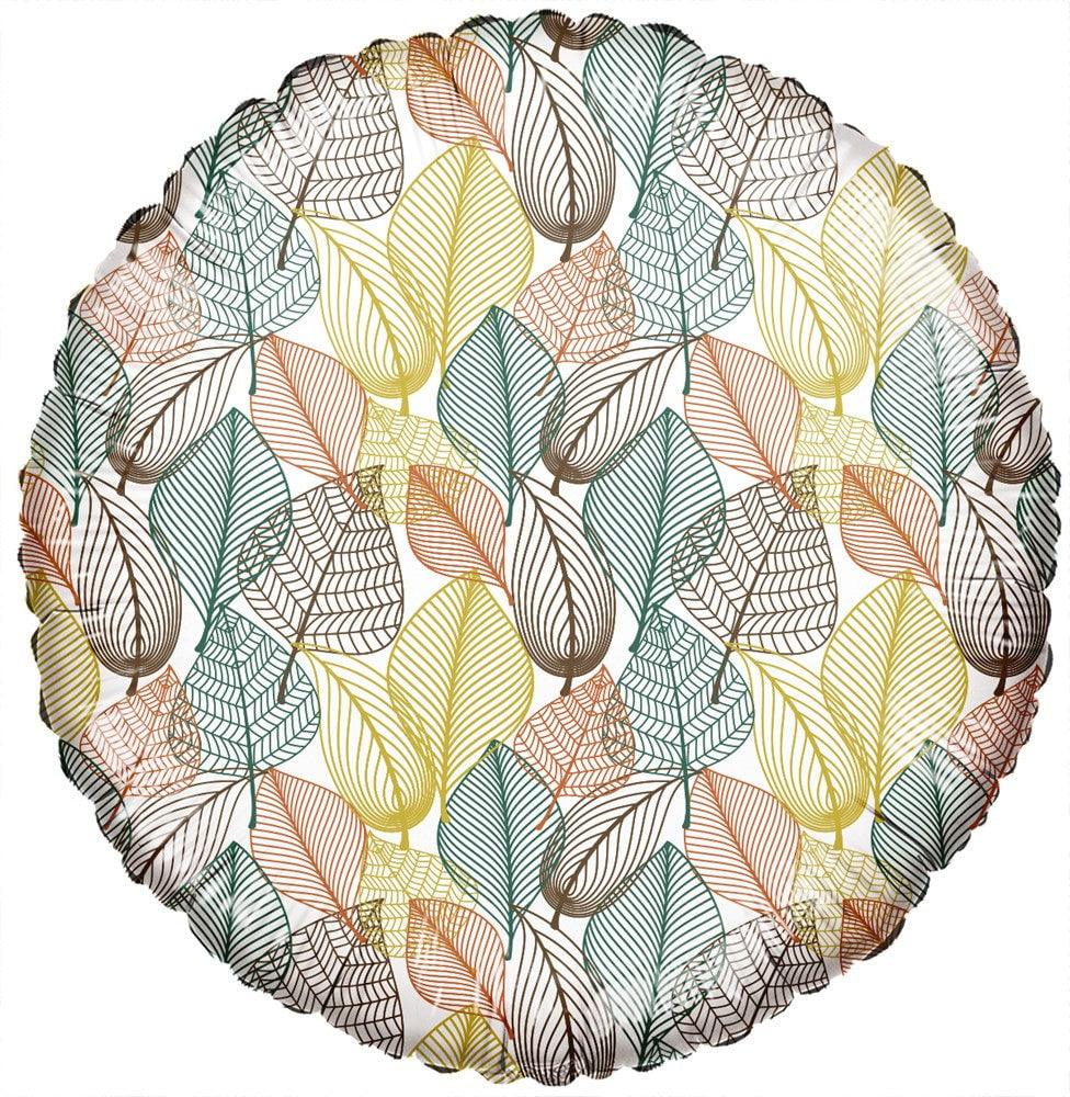 Tuftex Boo-La-La Leaves 18in Foil Balloon