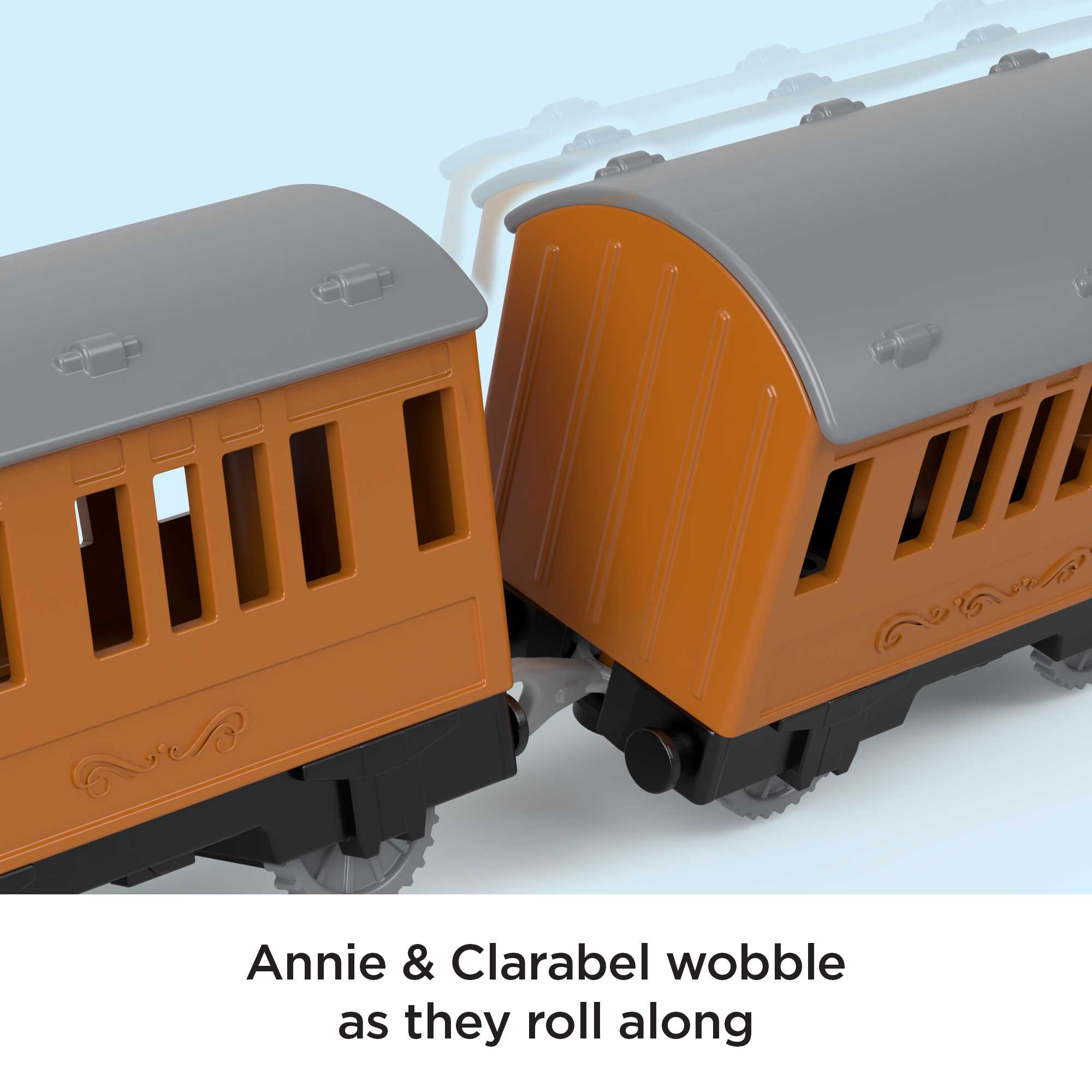 Thomas & Friends Talking Thomas With Annie & Clarabel Motorized Toy Train With Sounds & Phrases