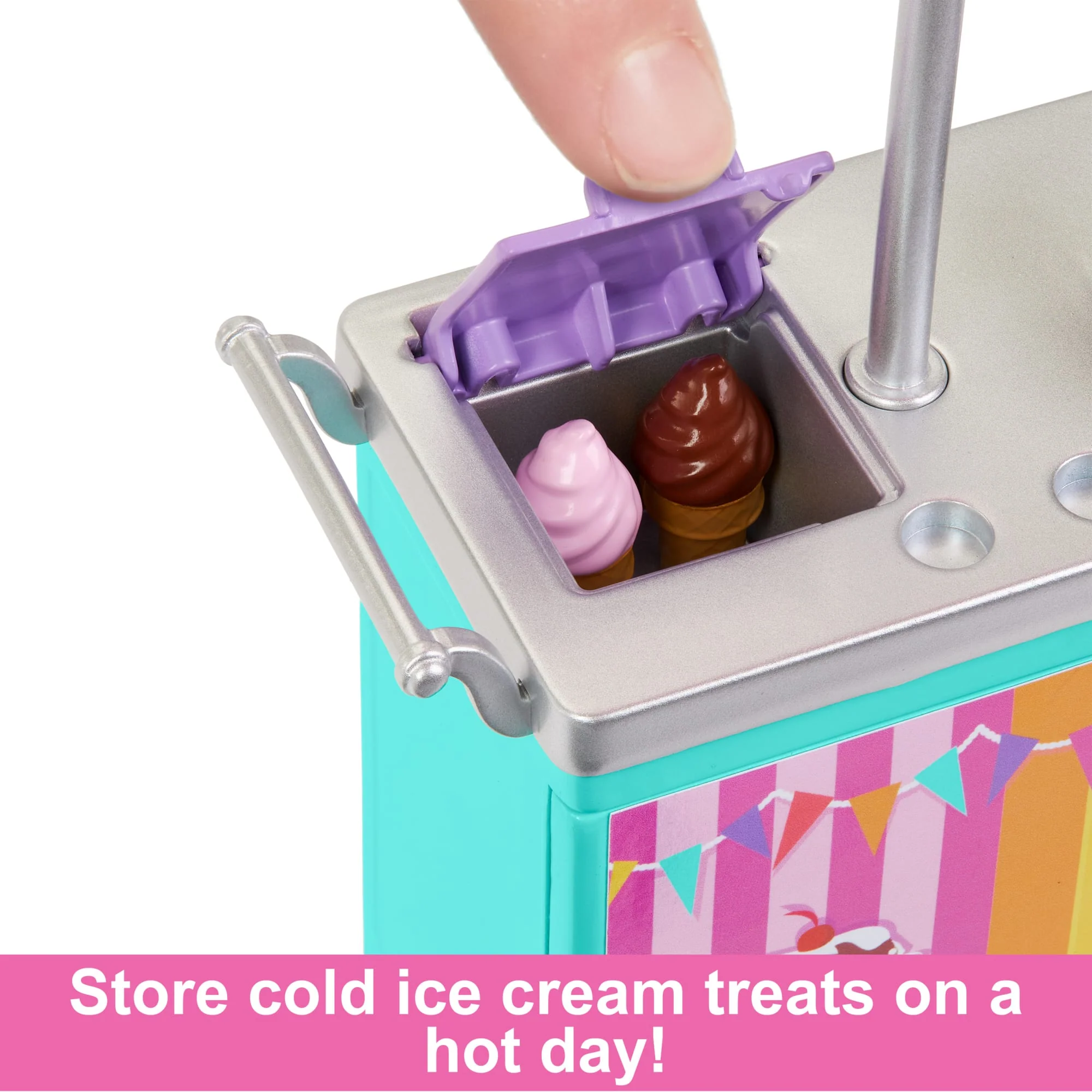 Barbie Beach Boardwalk Playset With Barbie ��Brooklyn�� & ��Malibu�� Dolls, 2 Stands & 30+ Accessories