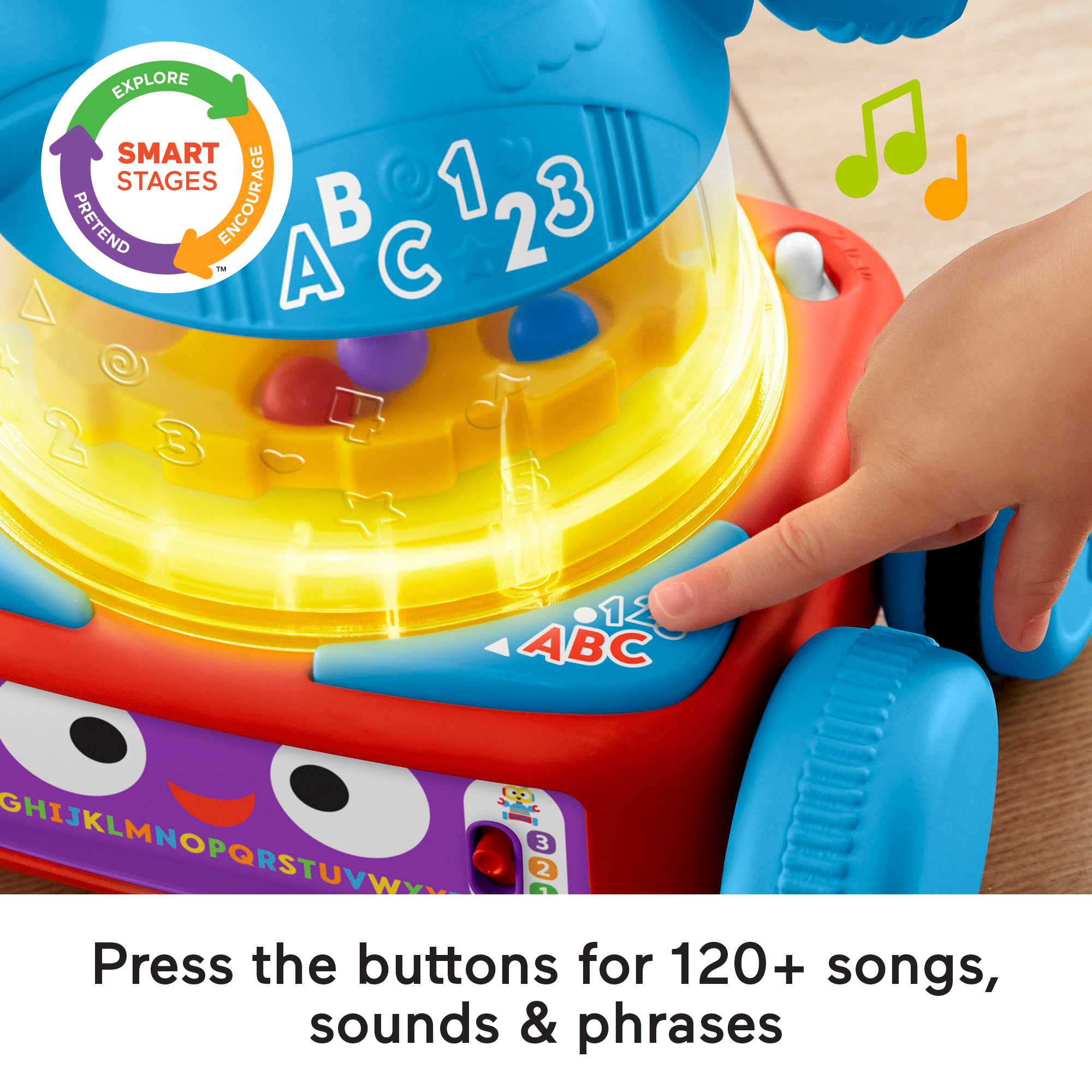 Fisher-Price 4-in-1 Learning Bot interactive Toy Robot For infants Toddlers And Preschool Kids