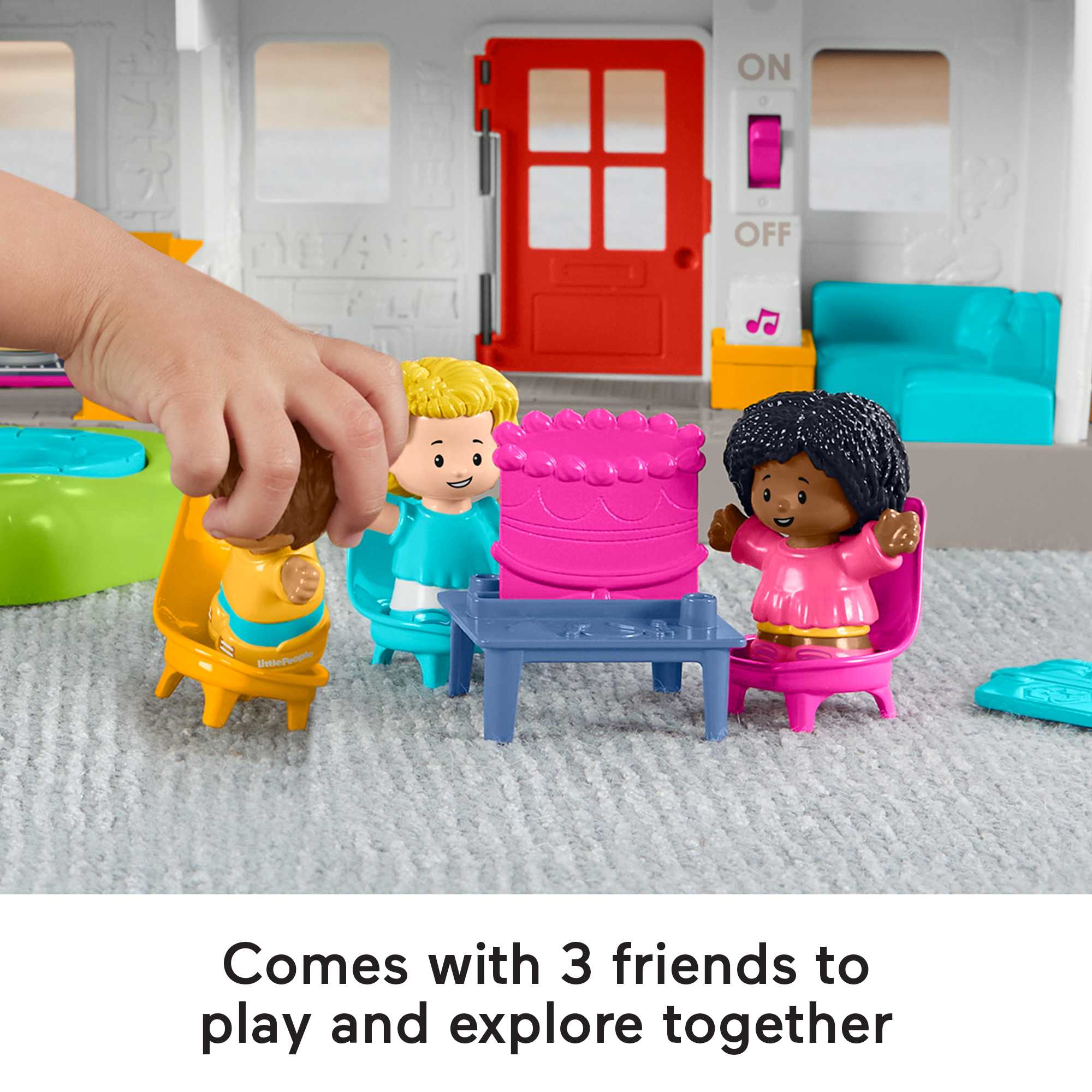 Little People Toddler Learning Toy, Playset With Figures And Music, Friends Together Play House