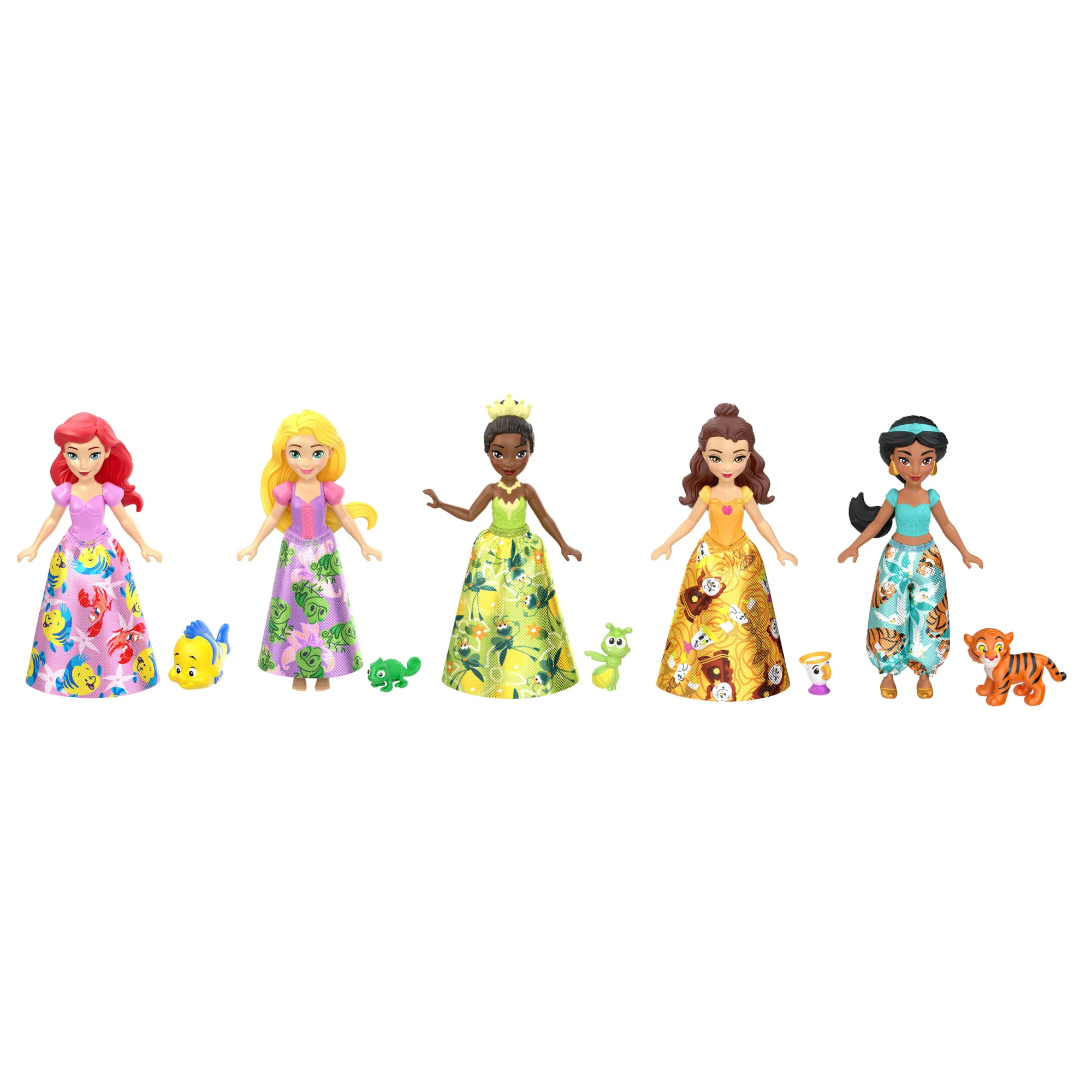 Princesses Disney  Coffret  5Poup��es et 5Fig.  Princesses et Amis