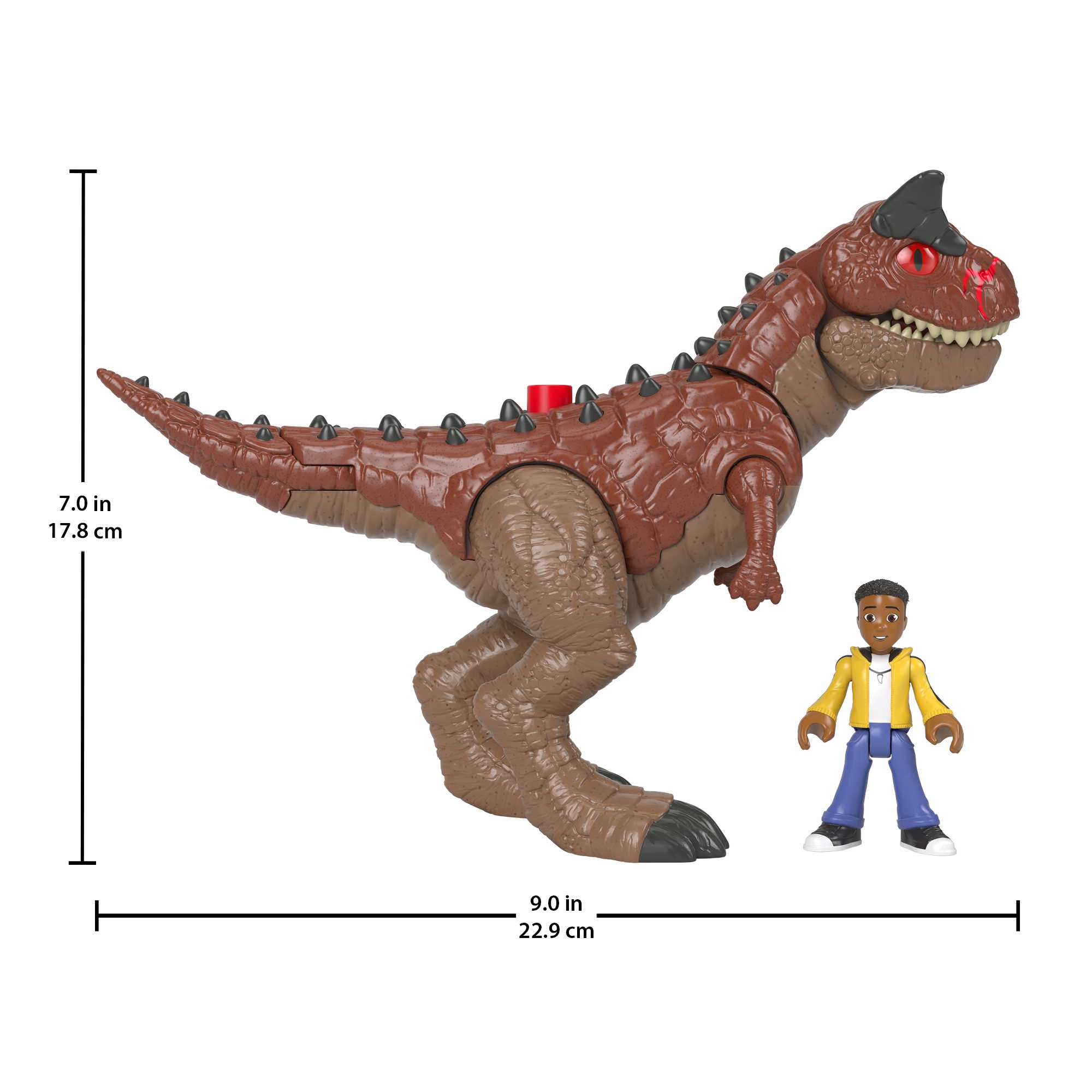 Imaginext Jurassic World Camp Cretaceous Carnotaurus & Darius