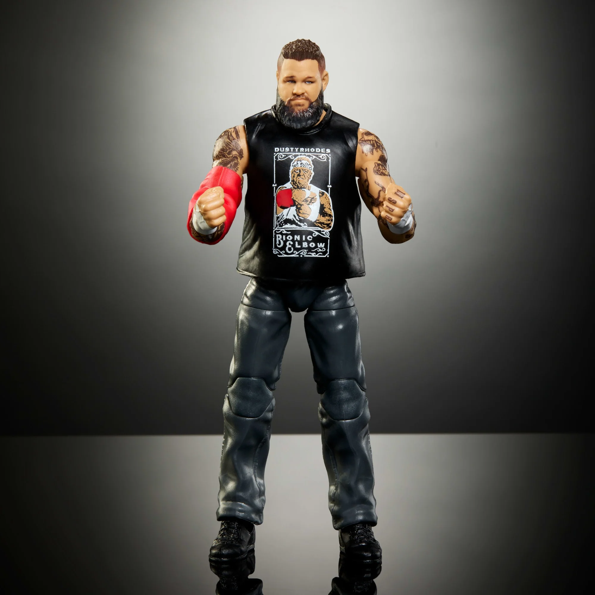 WWE Elite Collection Premium Live Event Kevin Owens Action Figure & Accessories, Build-A-Figure Pieces