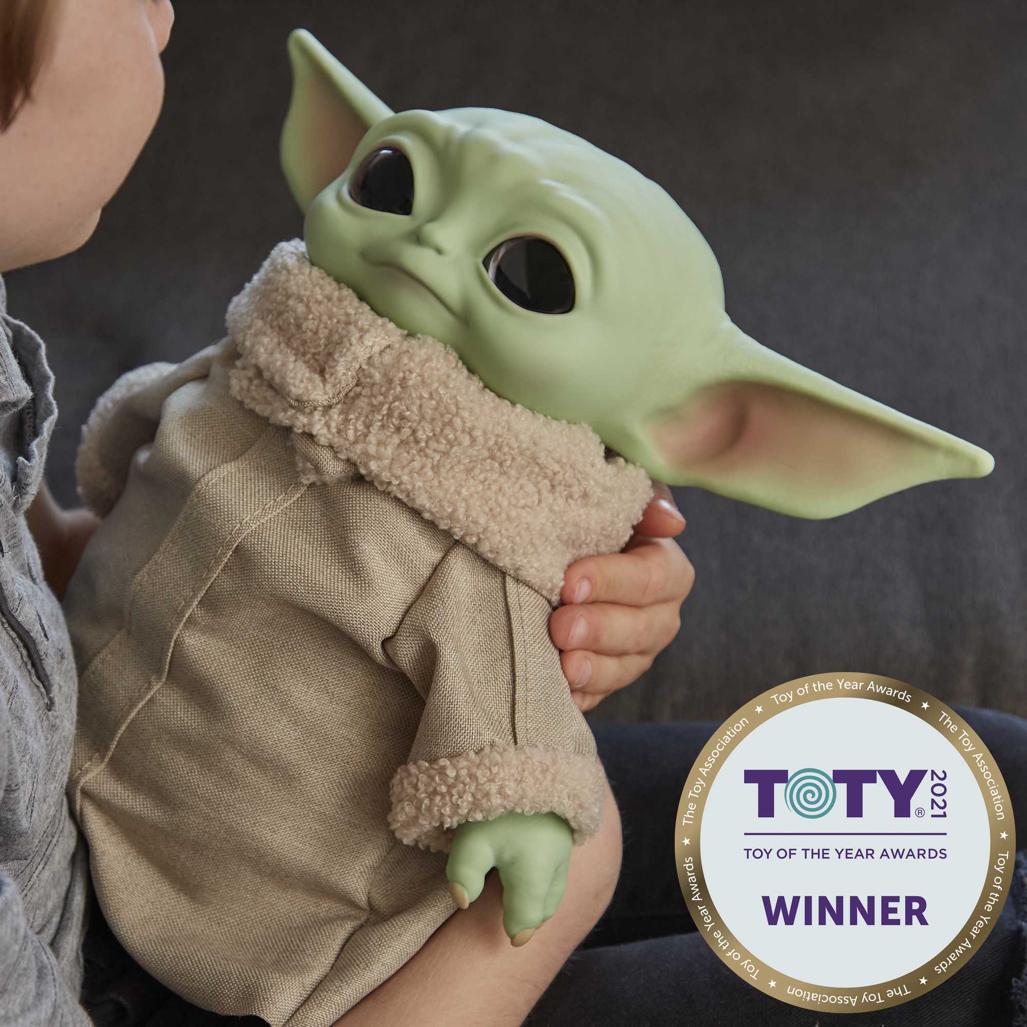 Star Wars Plush Toys, Grogu Soft Doll From the Mandalorian, 11-In Figure