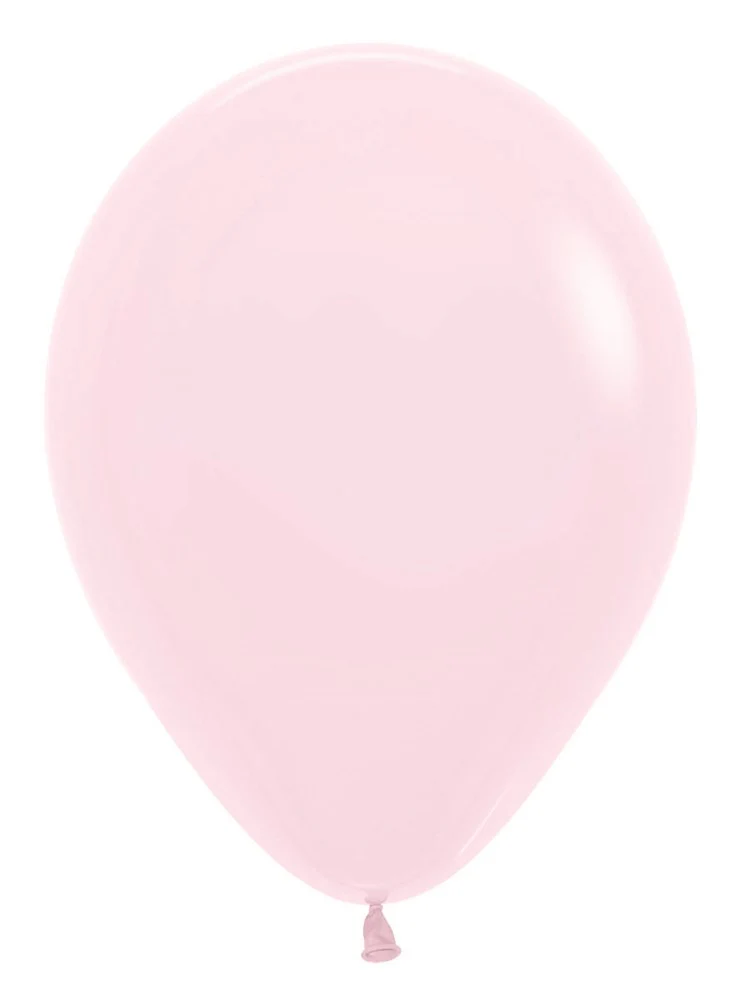 11 inch Sempertex Pastel Matte Pink Latex Balloons 100ct