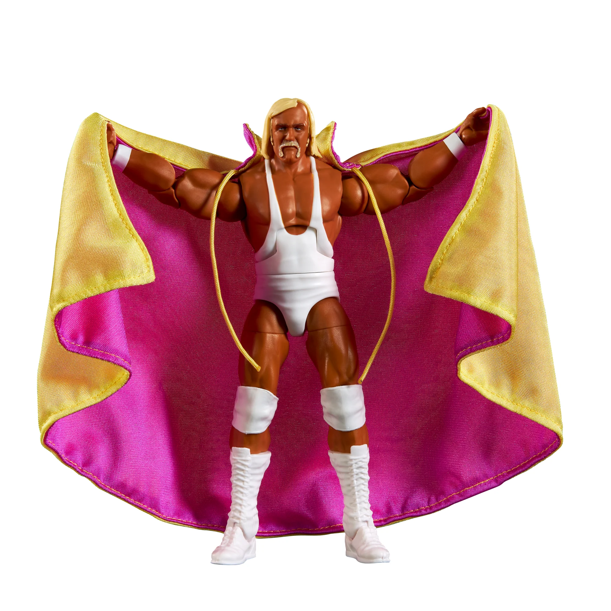 WWE Elite Collection Hulk Hogan Legends Action Figure With Singlet & Cape Accessory