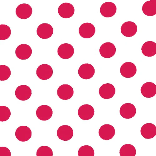 Red Polka Dot Plastic Table Cover
