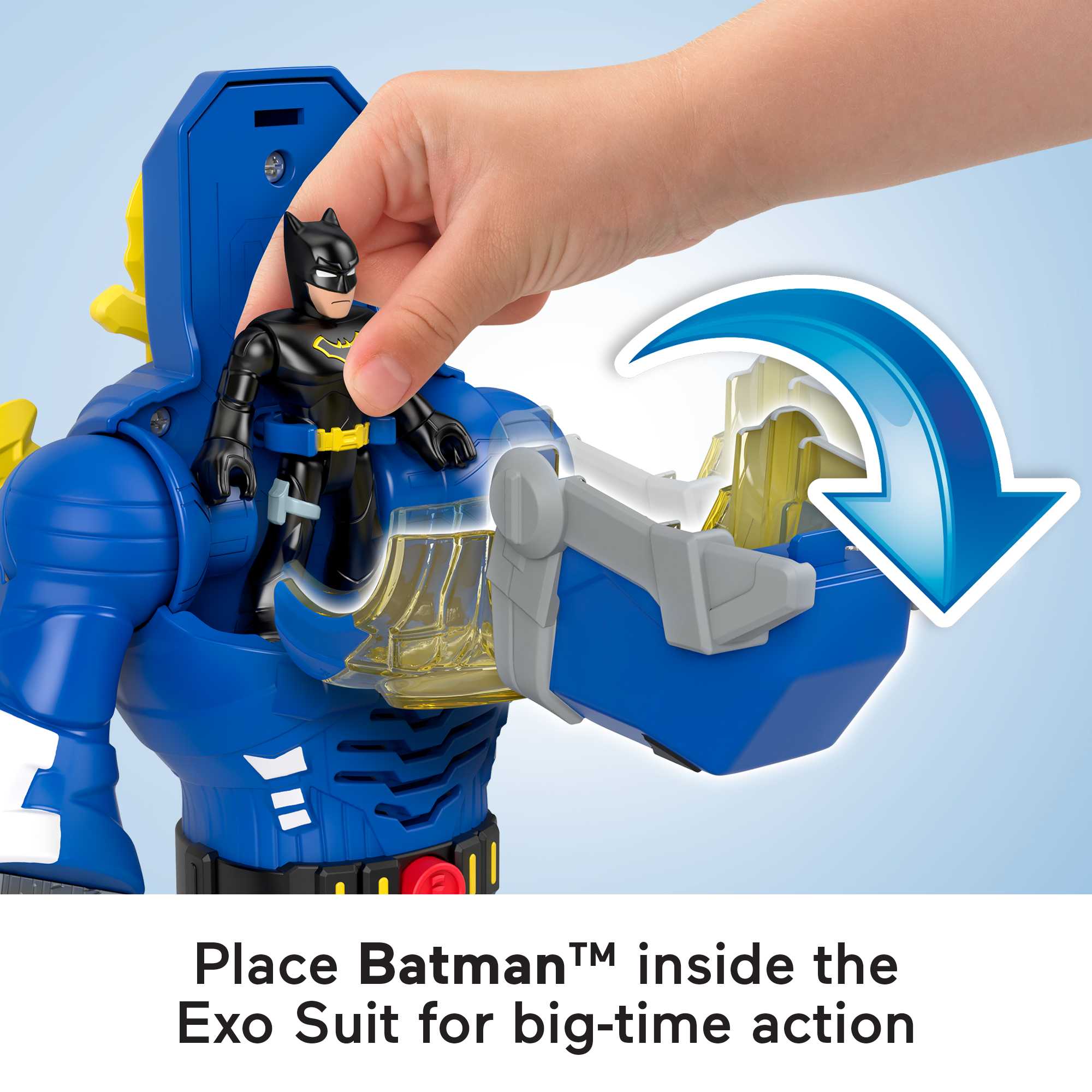 Imaginext DC Super Friends Batman Toys, Robot With Lights Sounds And insider Figure, Preschool Toys