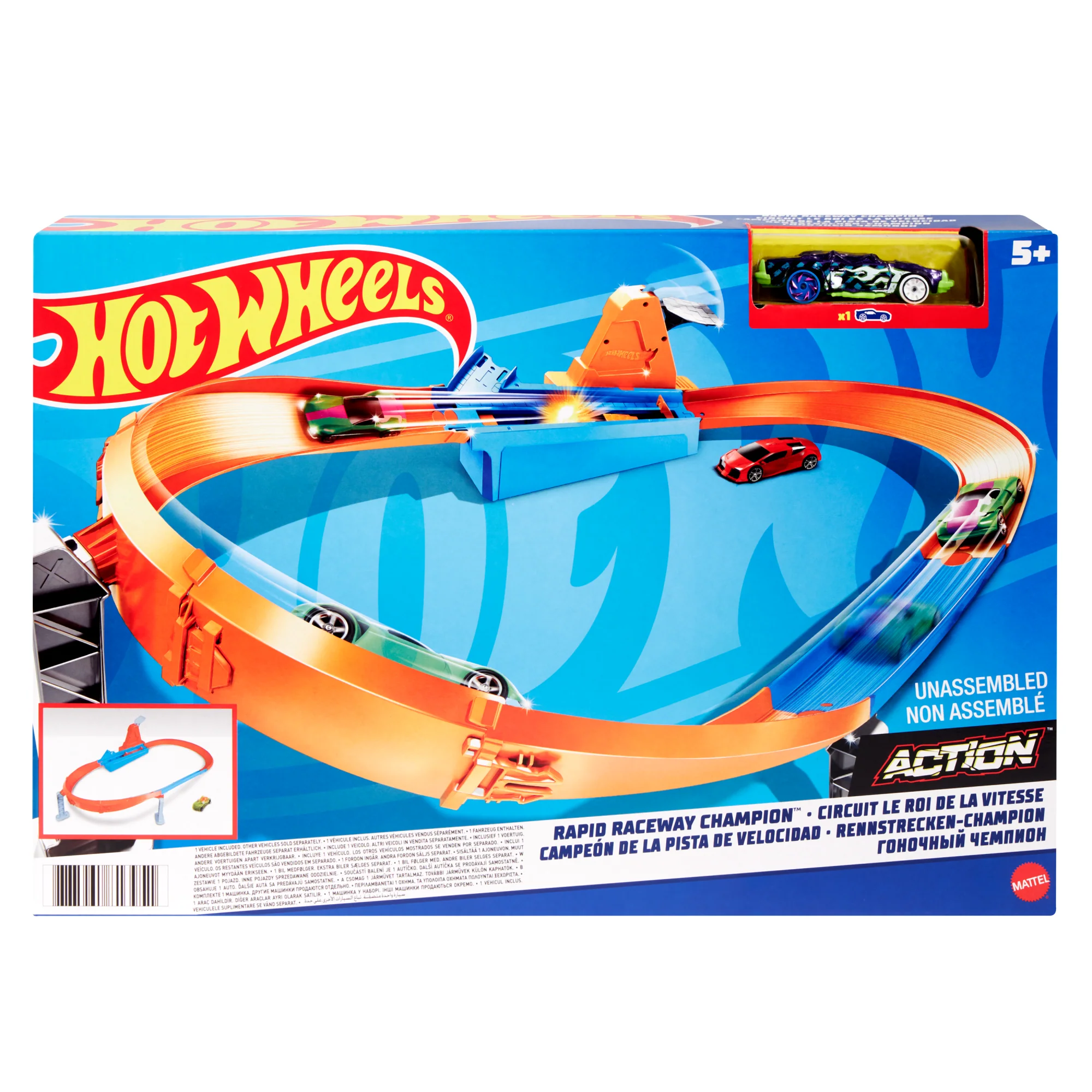 Hot Wheels Rapid Raceway Champion Play Set