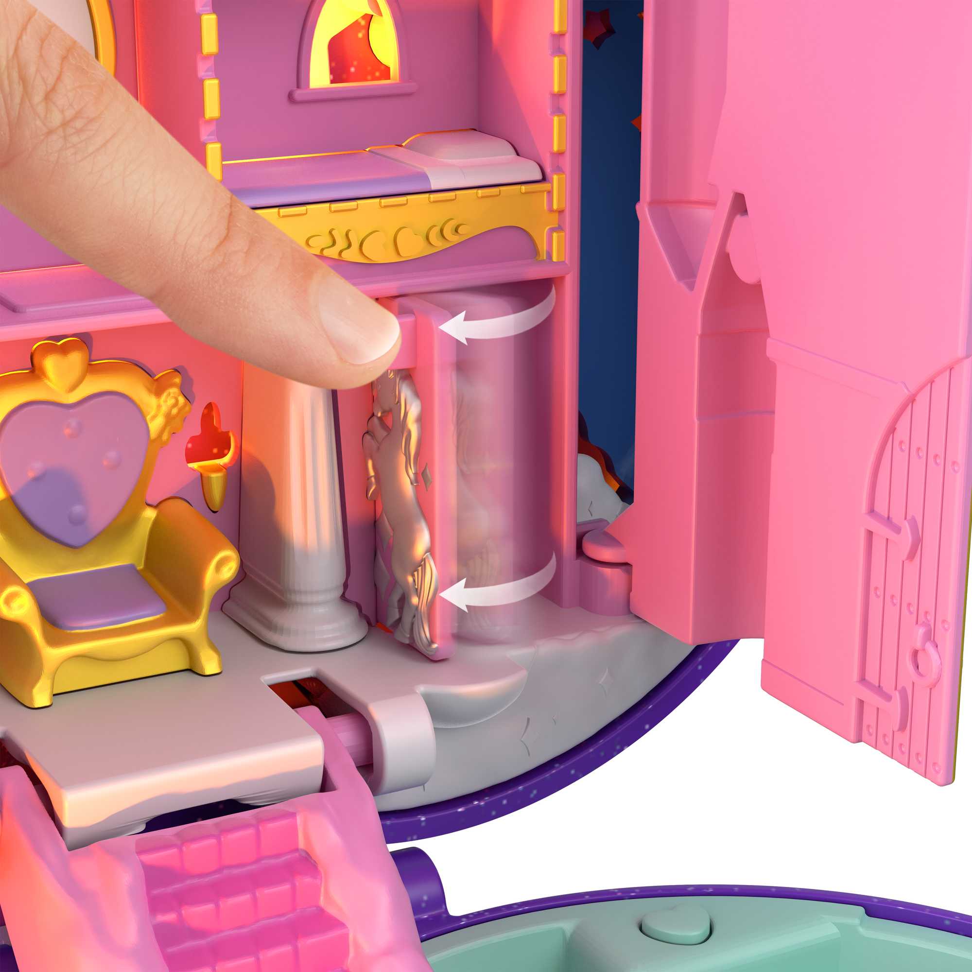 Polly Pocket Starlight Castle Compact