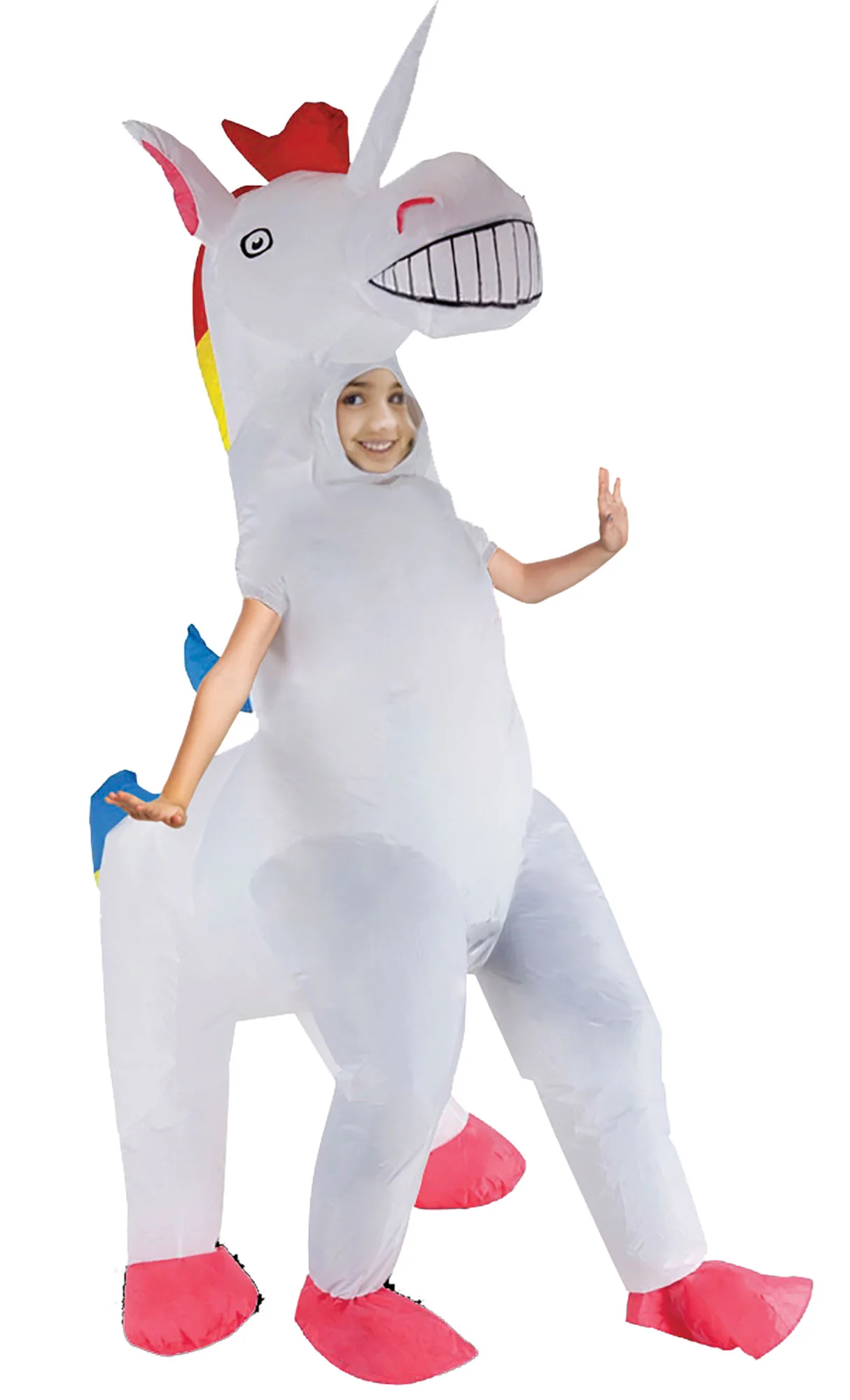 Unicorn Inflatable 4-Legged Child Costume