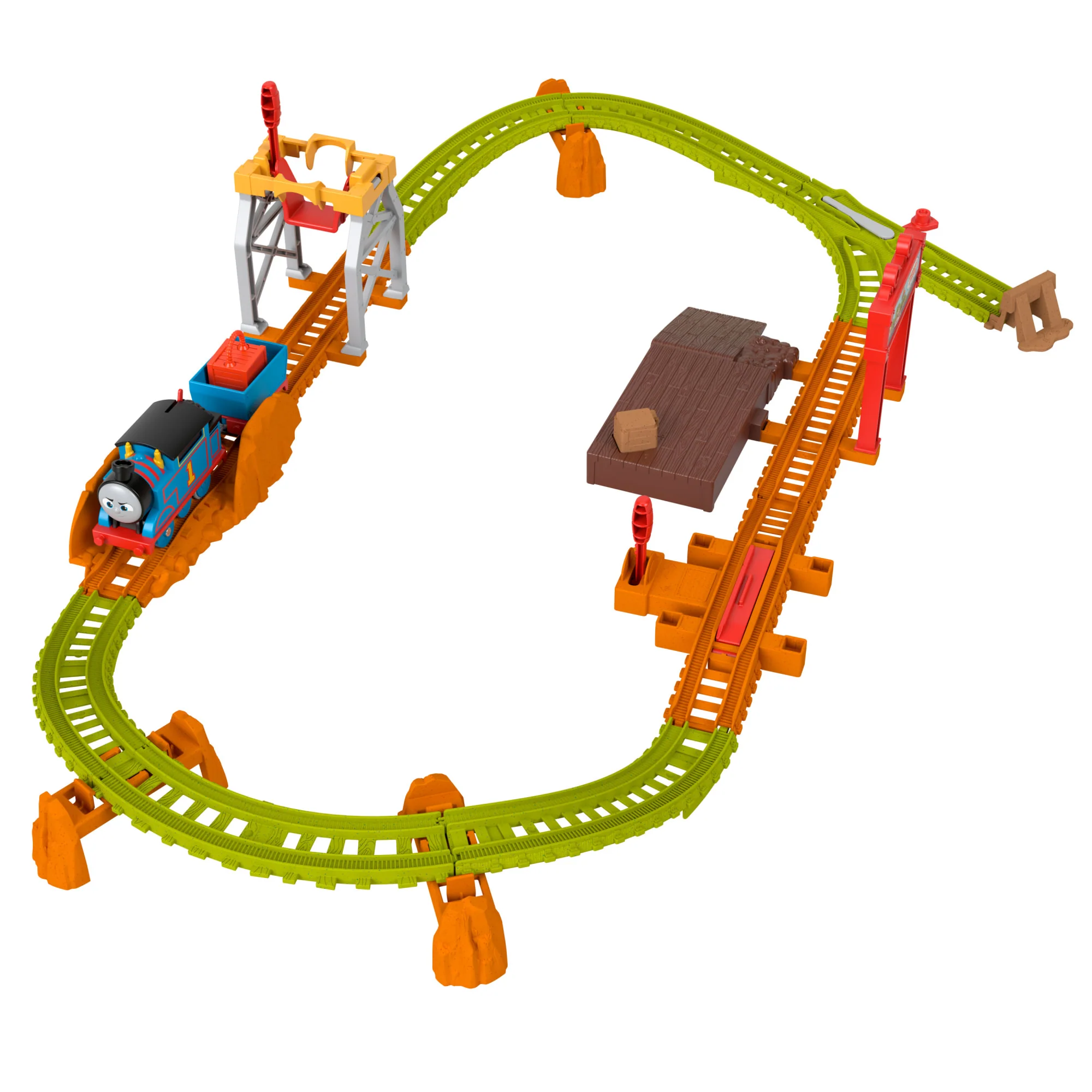 Thomas & Friends Thomas�� Wobble Track Motorized Toy Train & Track Set For Preschool Kids