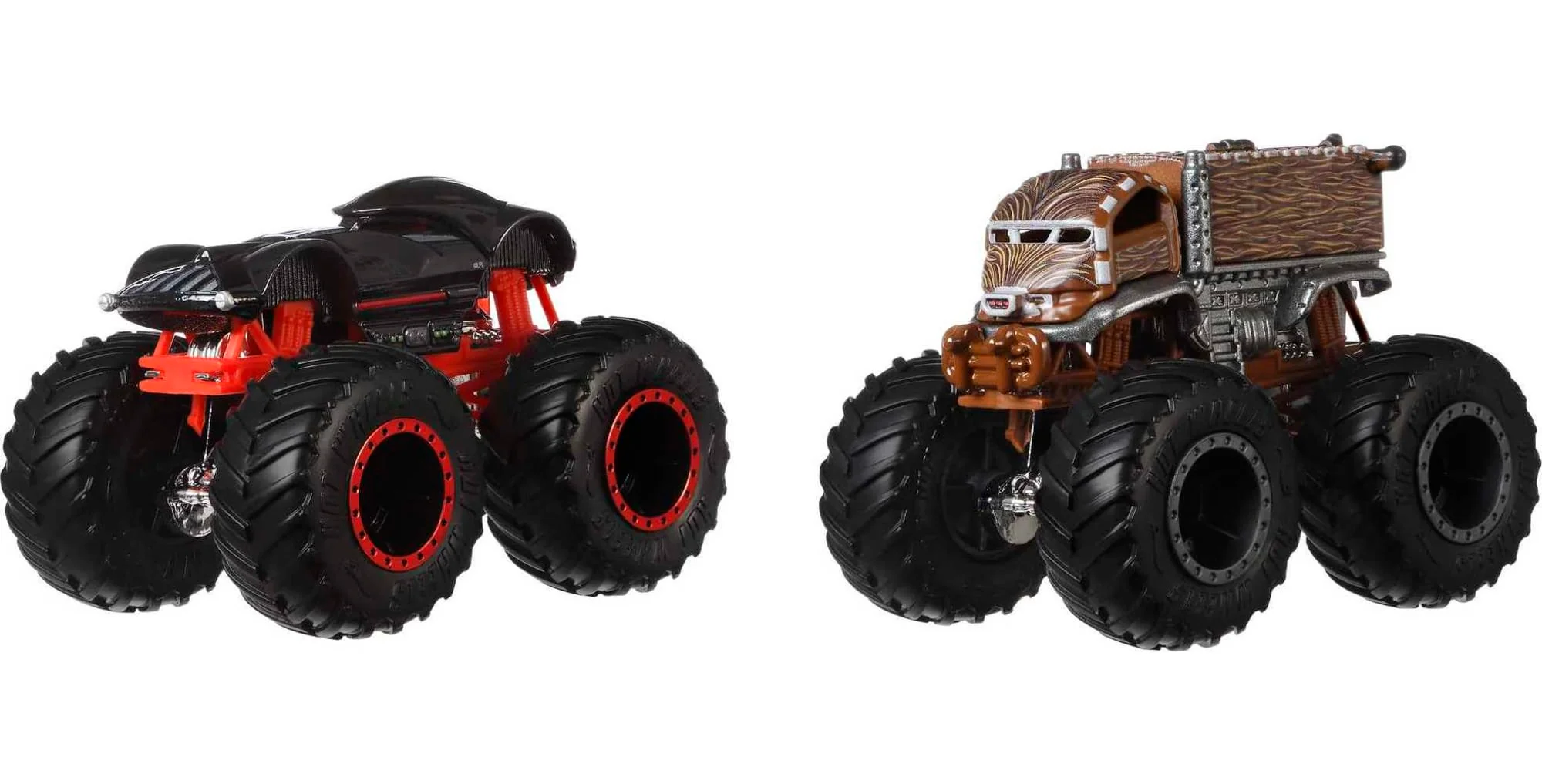 Hot Wheels Monster Trucks Demolition Doubles, 2-Pack Of 1:64 Scale Toy Trucks