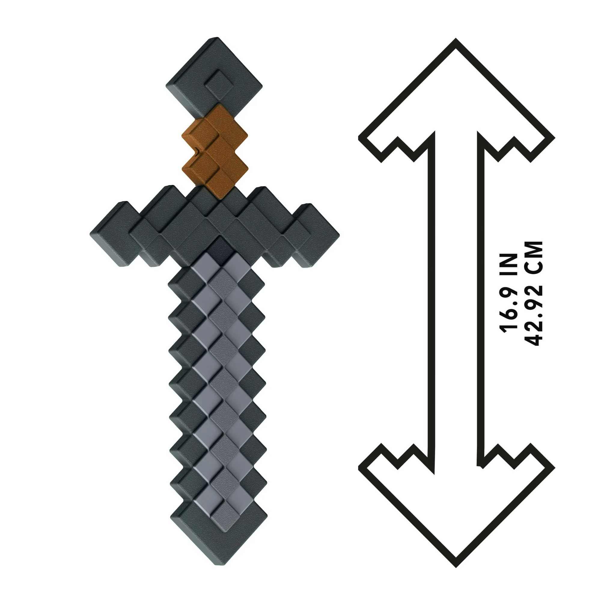 Minecraft Role-Play Toy Accessory Collection, Pixelated Design