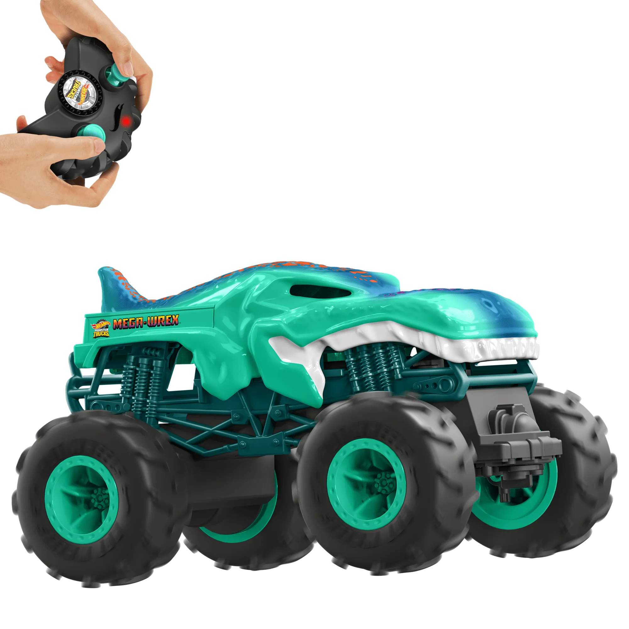 Hot Wheels Monster Trucks Veh��culo a Control Remoto Mega Wrex Escala 1:24
