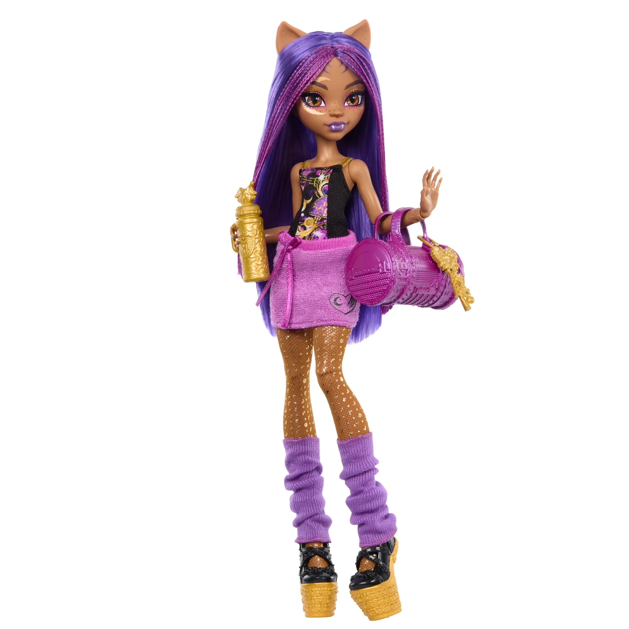Monster High Skulltimate Secrets Monster Mysteries Playset, Clawdeen Wolf Doll With 19+ Surprises