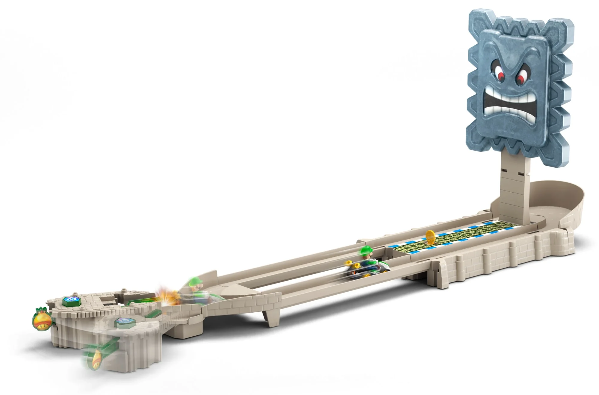 Hot Wheels Mario Kart  thwomp Ruins Track Set