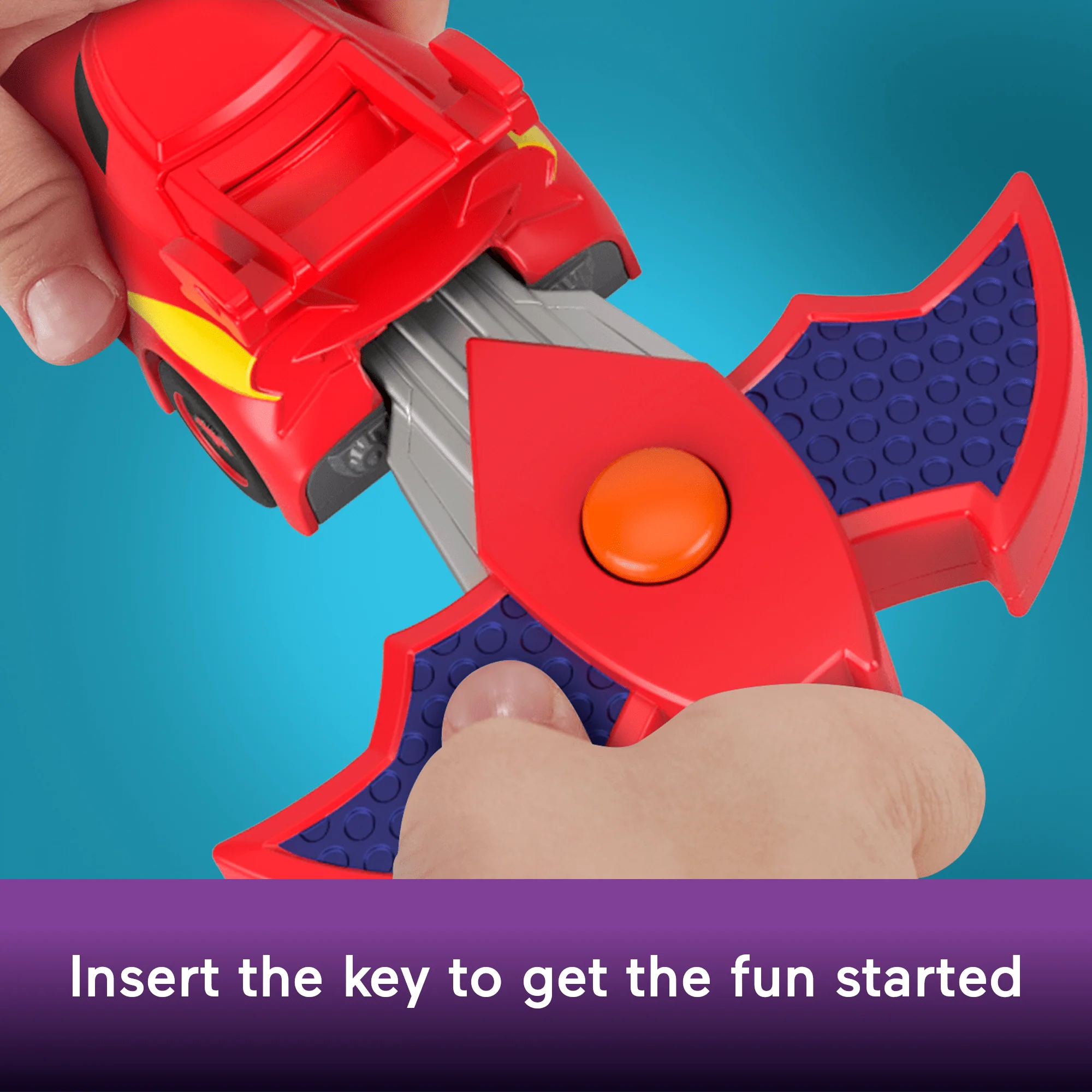 Fisher-Price DC Batwheels 1:55 Scale Redbird Launching Toy Race Car With Accessories, 5 Pieces