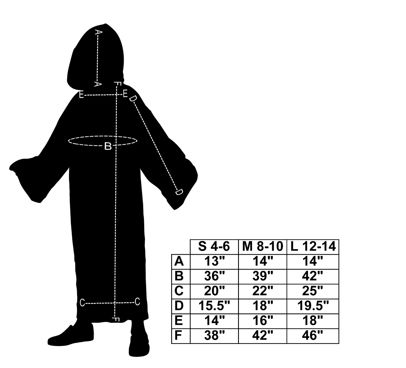 Robe With Grey Hood Costume