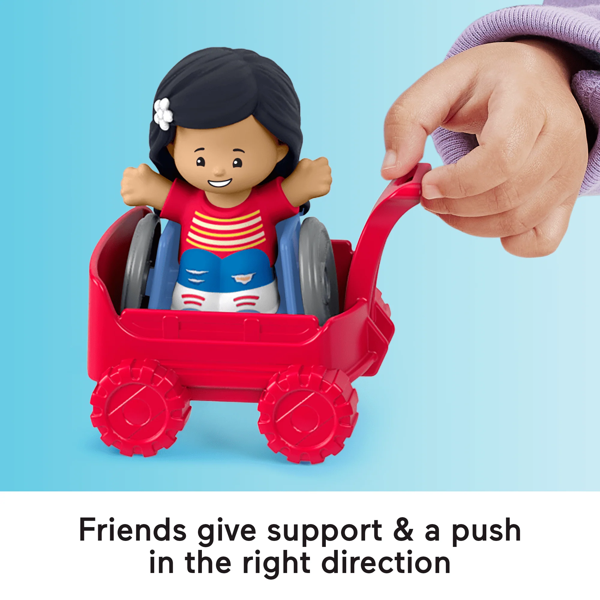 Fisher-Price Little People Play For All Figure And Accessory Pack For Toddlers, 9 Pieces