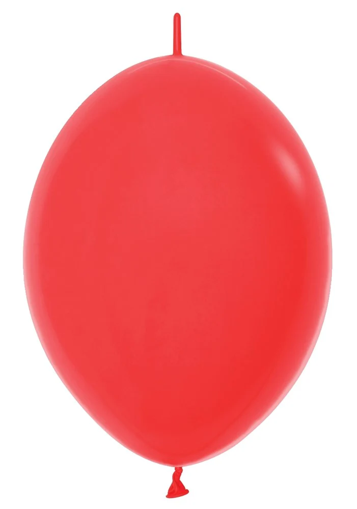 6 inch Sempertex Fashion Red Link-O-LOON 50ct