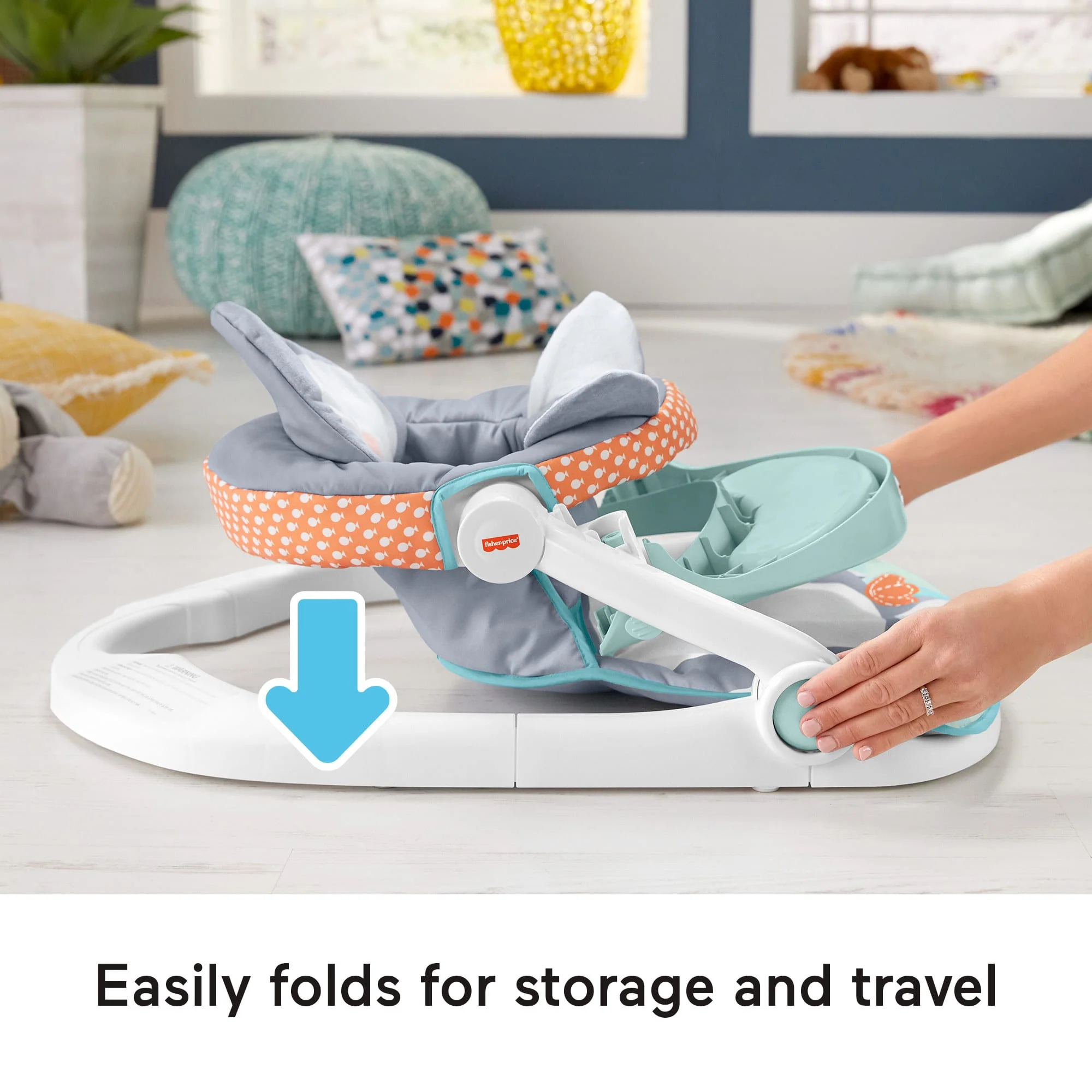 Fisher-Price Sit-Me-Up Floor Seat With Toy Tray