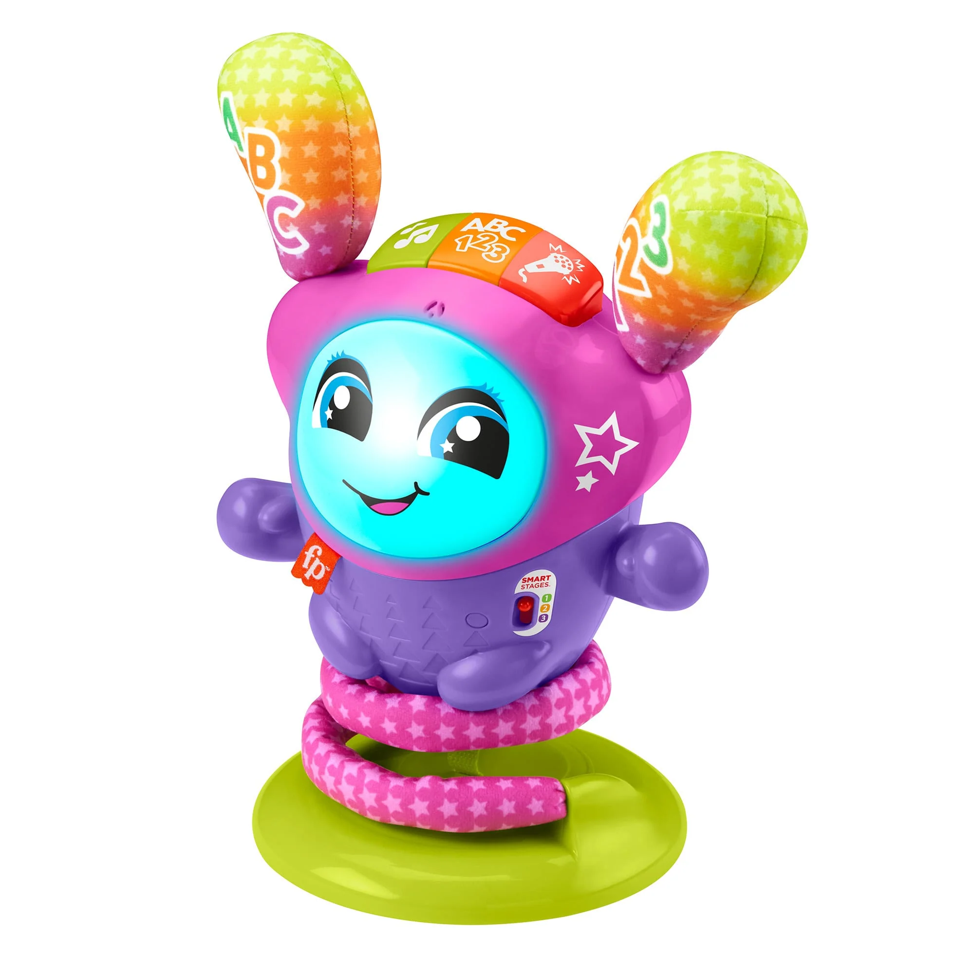 Fisher-Price Baby Learning Toy With Music Lights And Bouncing Action, DJ Bouncin�� Star