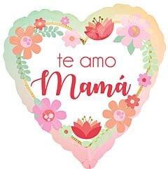 Anagram Mother's Day Te Amo Mama Ombre 17in Foil Balloon FLAT