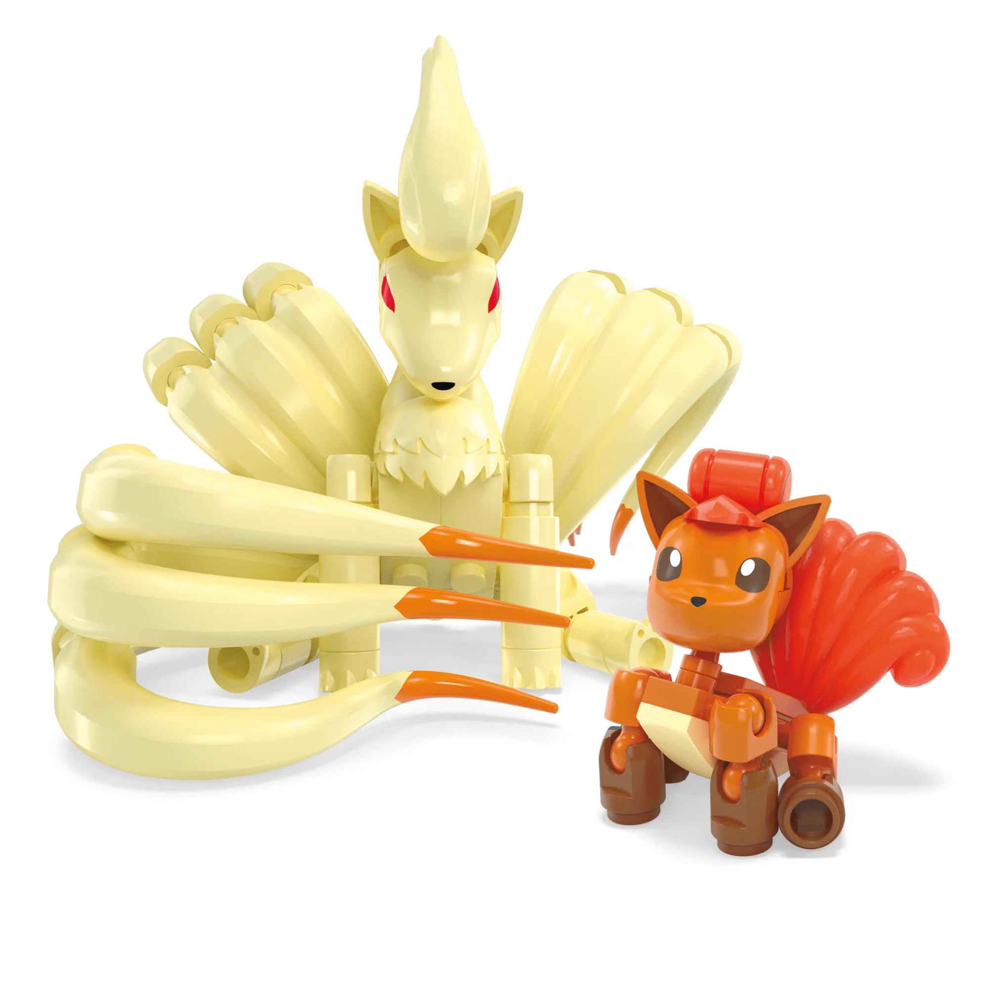 MEGA Pok��mon Vulpix Evolution Set (145 Pieces) With 2 Poseable Action Figures For Kids