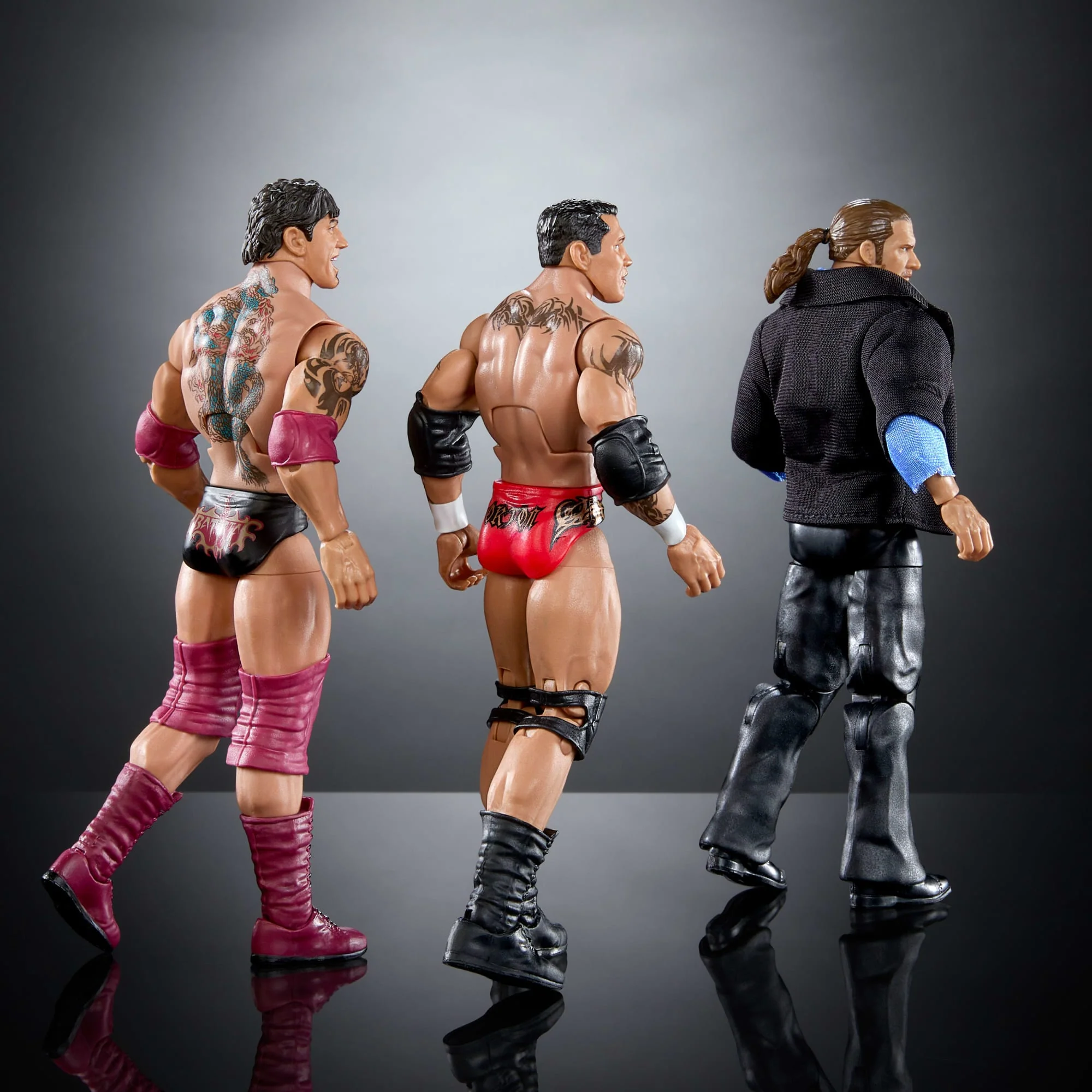 WWE Elite Evolution Pack Of 3 Action Figures With Accessories, 6-Inch Collectible Set