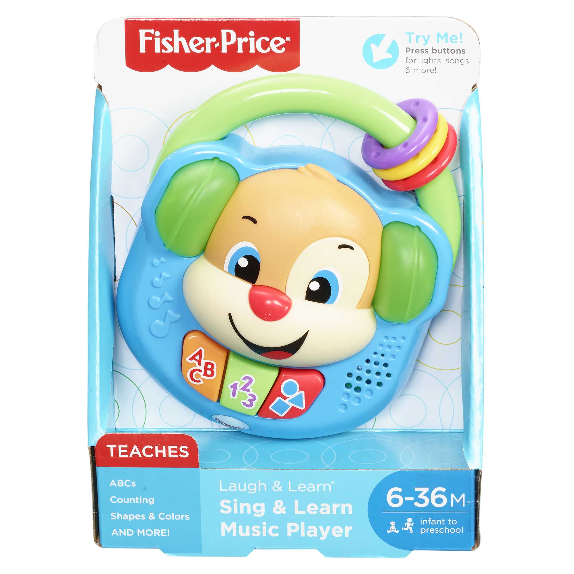 Fisher-Price Laugh & Learn Sing & Learn Music Player, Multicolor