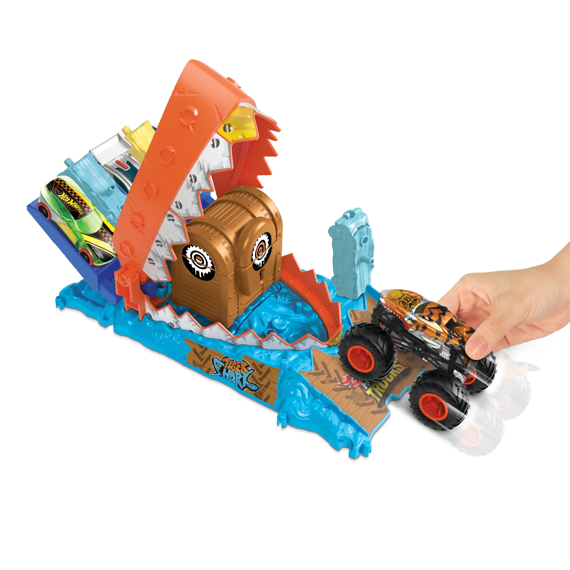 Hot Wheels-Monster Trucks Arena Smashers D��fi du Croque-Tr��sor-Coffret