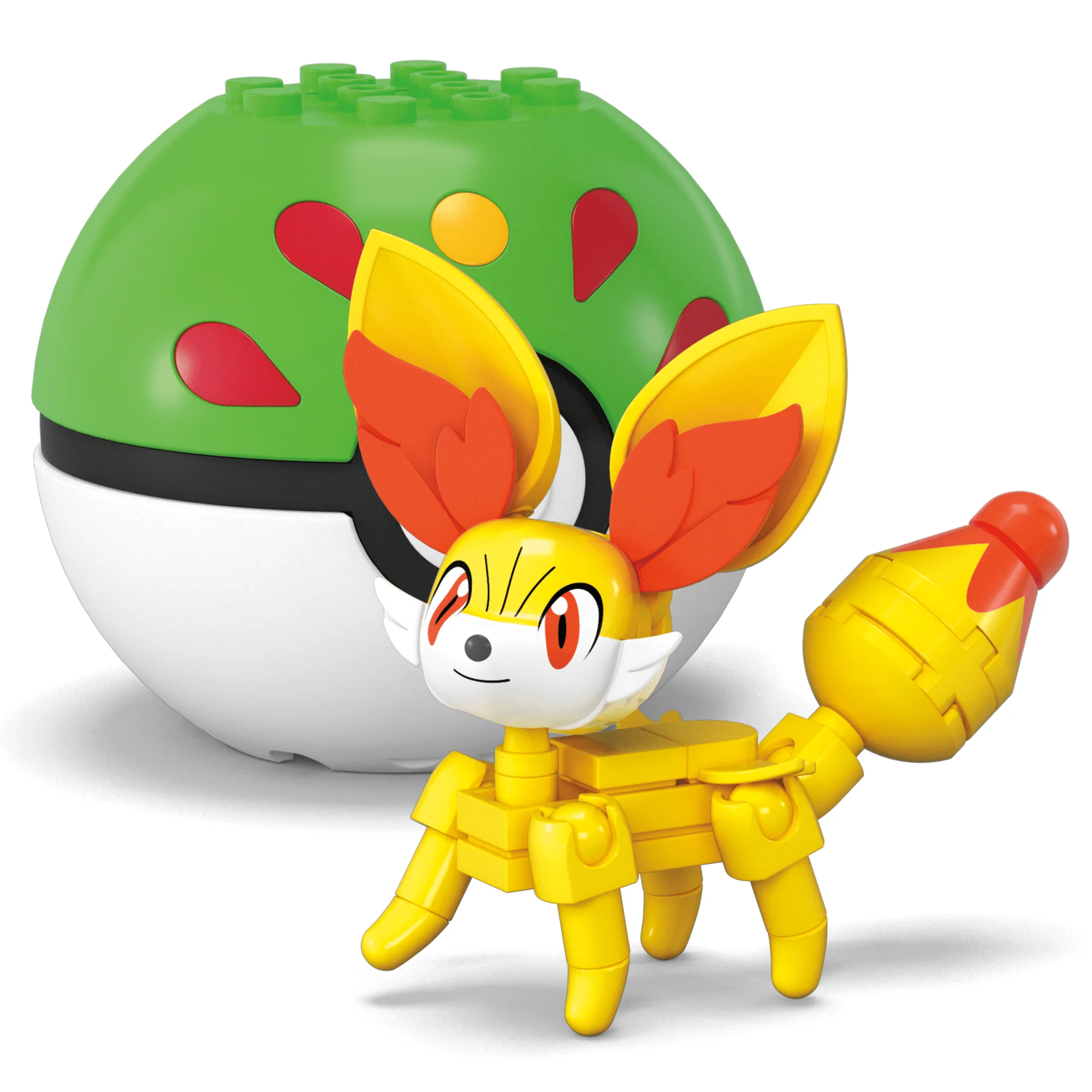 MEGA Pok��mon Fennekin Building Toy Kit, Poseable Action Figure (32 Pieces) For Kids