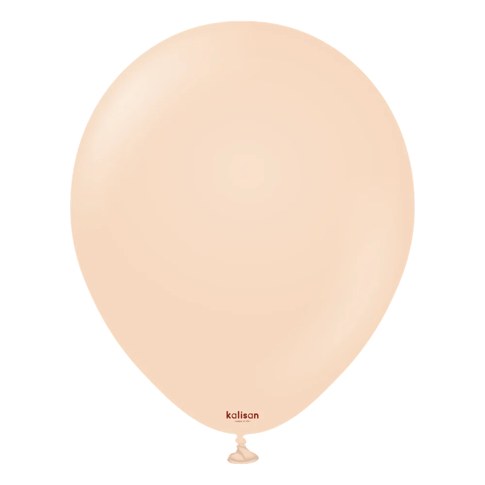 18 inch Kalisan Standard Blush Latex Balloons 25ct