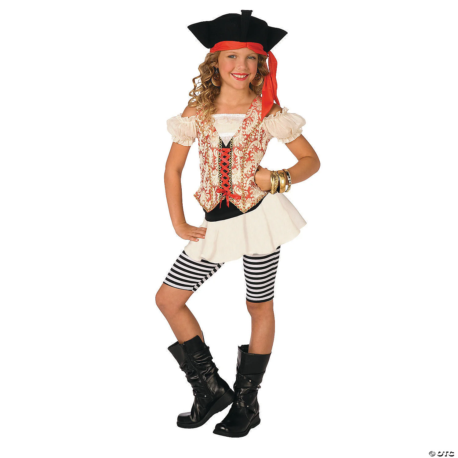 Girl's Swashbuckler Pirate Costume