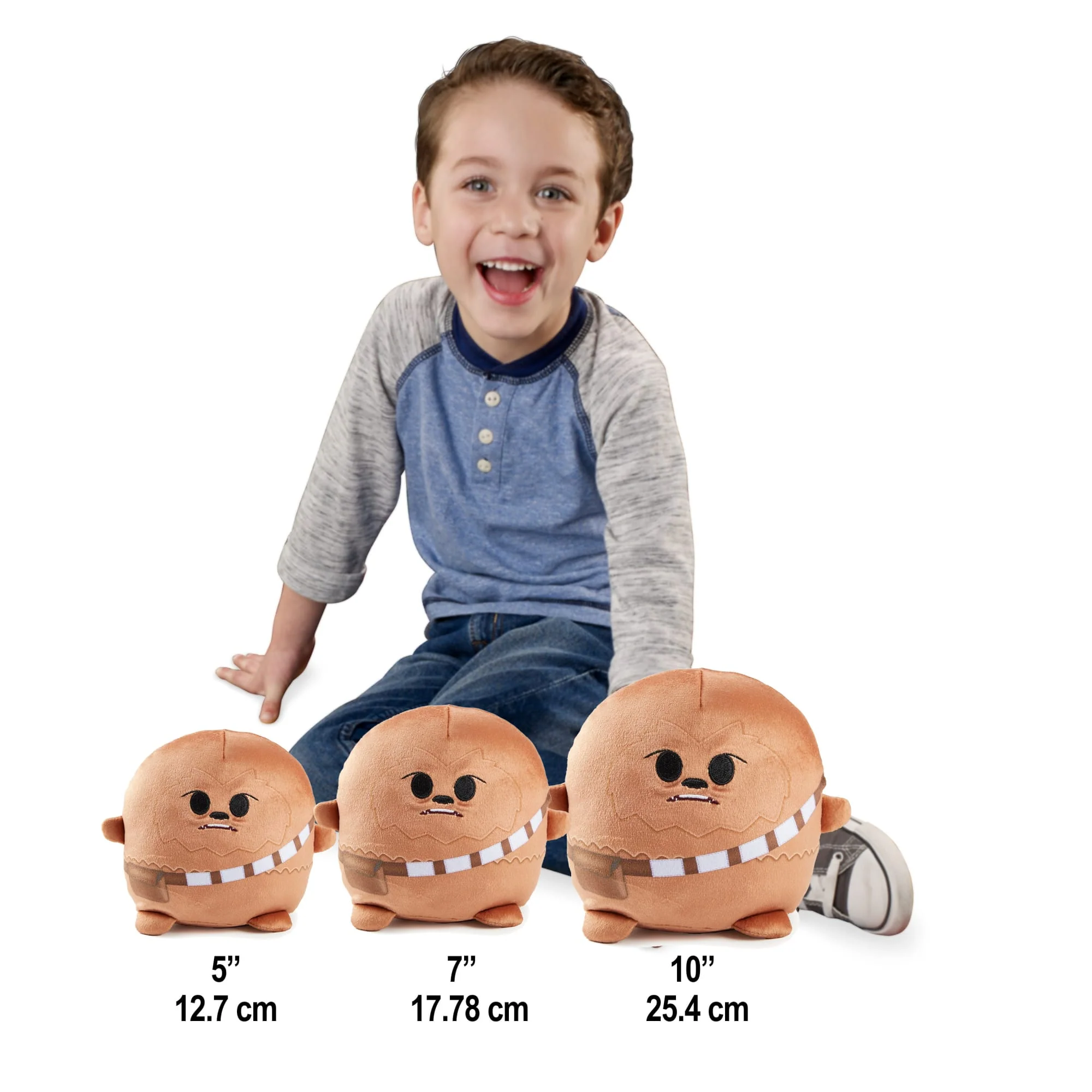 Star Wars Cuutopia Chewbacca Plush, 10-Inch Soft Rounded Pillow Doll Inspired By Wookiee Character