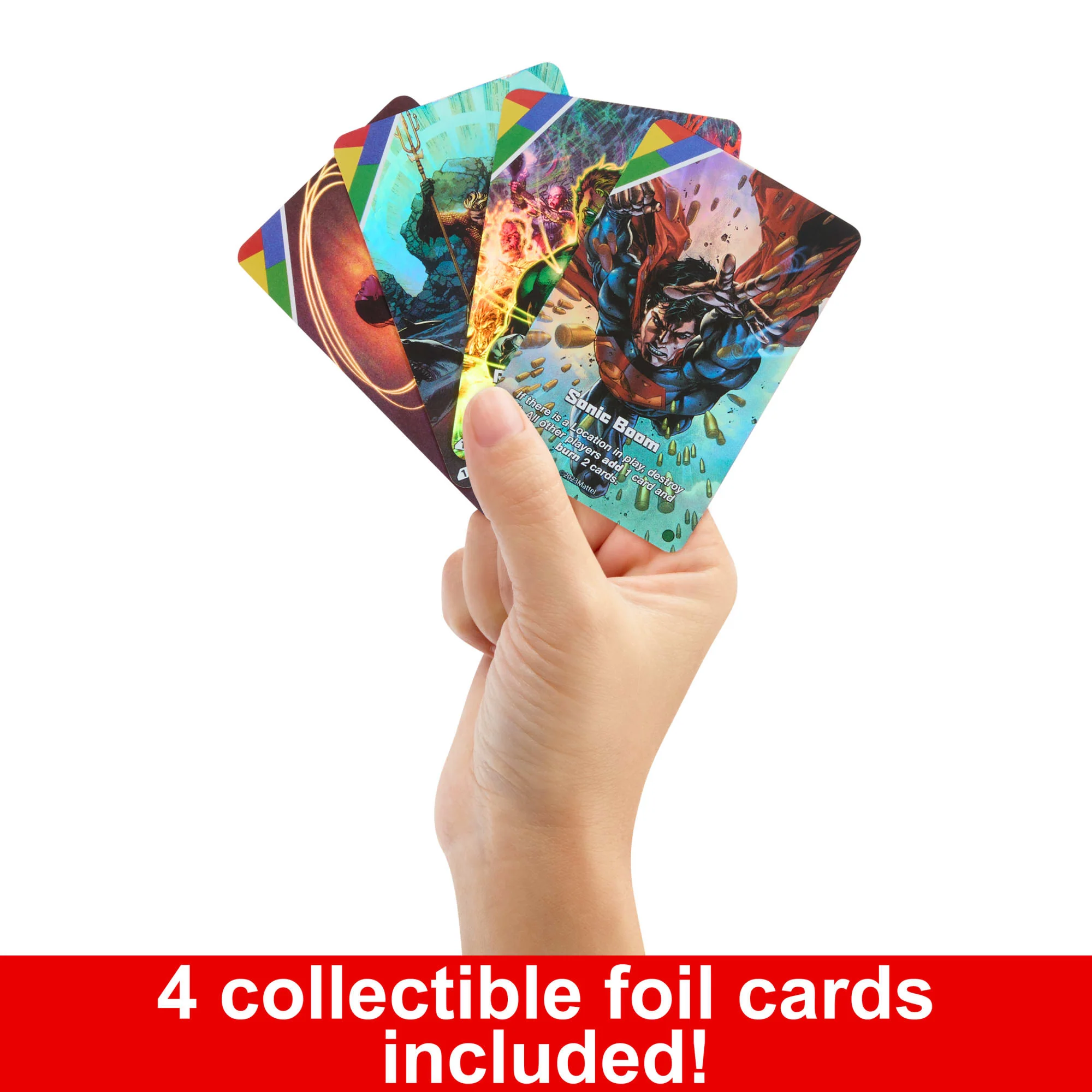 UNO Ultimate DC  Card Game With Collectible Foil Cards