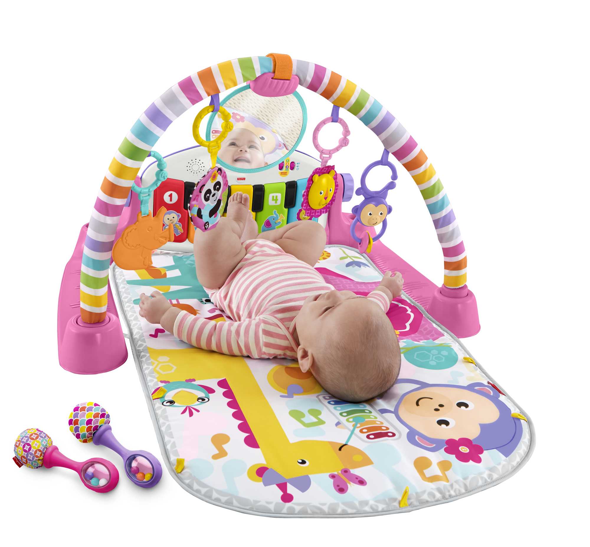 Deluxe Kick & Play Piano Gym & Maracas