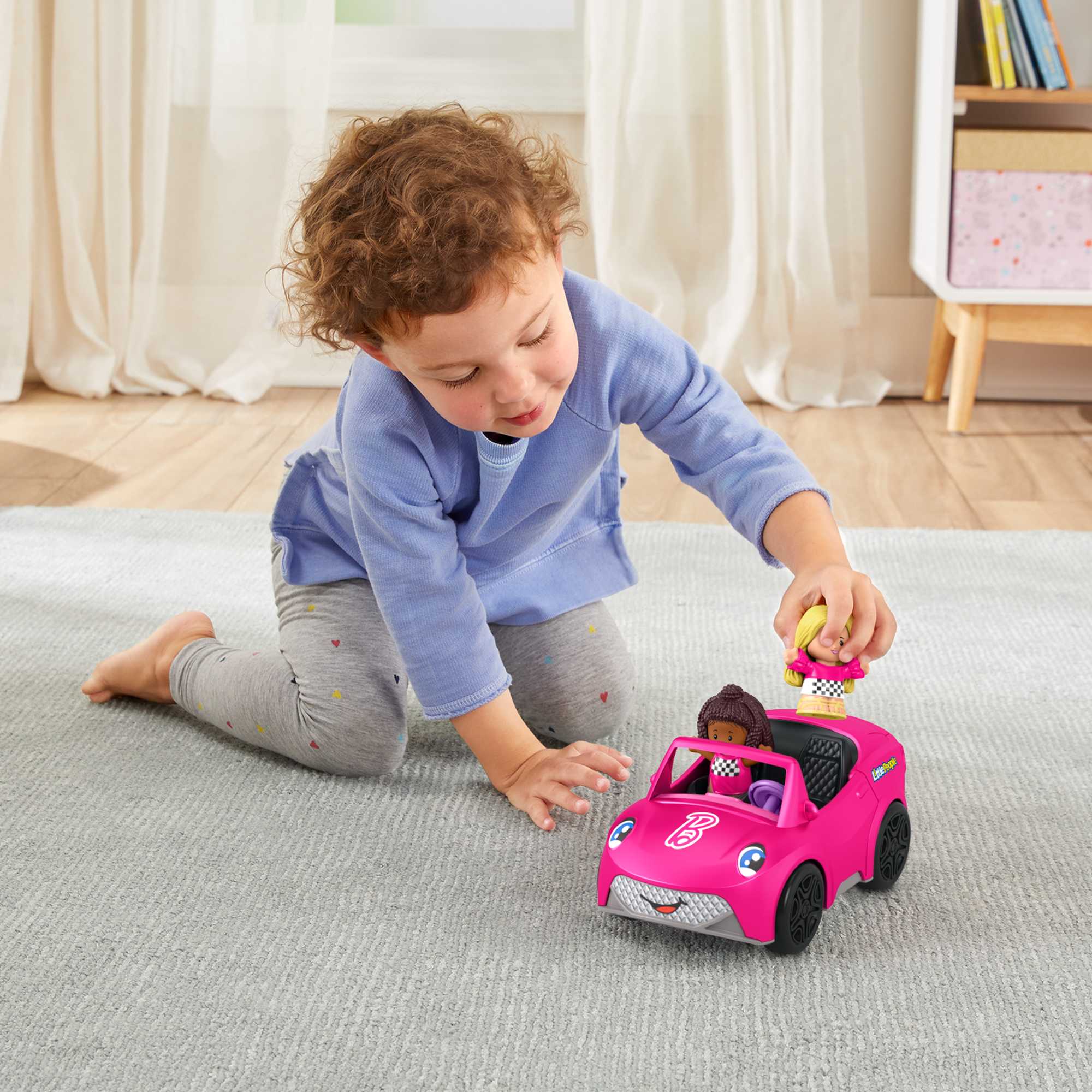 Barbie Convertible Vehicle And Figure Set By Little People