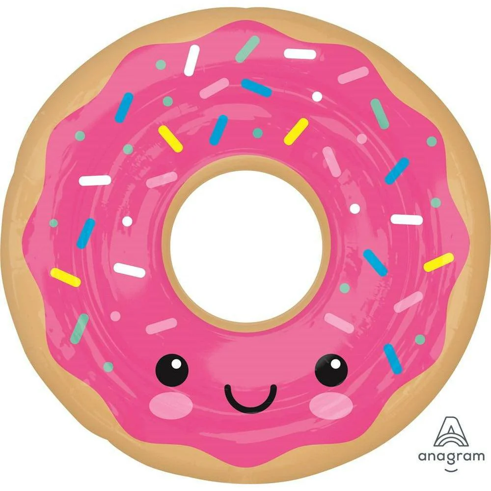 Anagram 27in Donut Shaped Foil Balloon