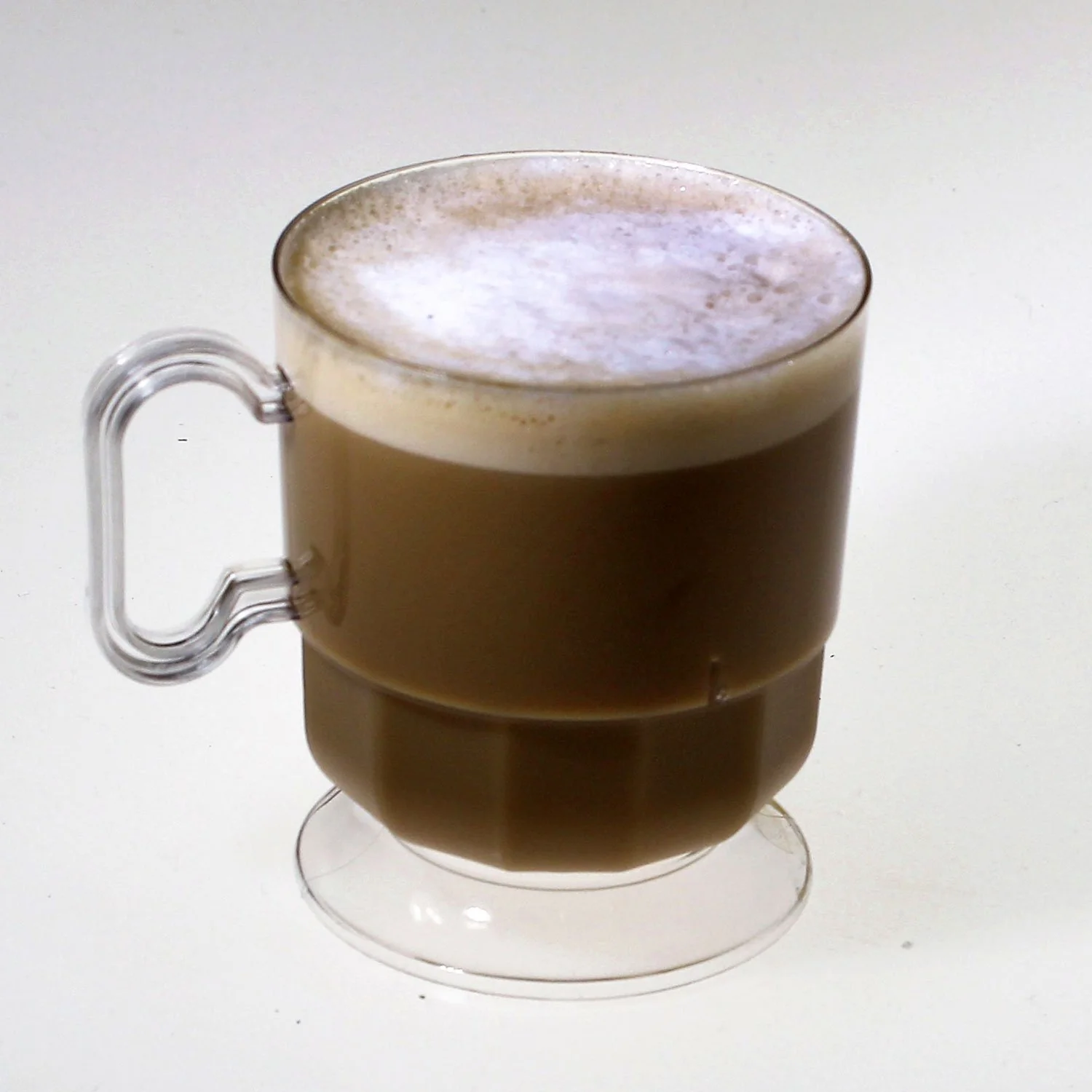 8 Oz. Clear Glazed Coffee Cups W/ Handle | 8 Count