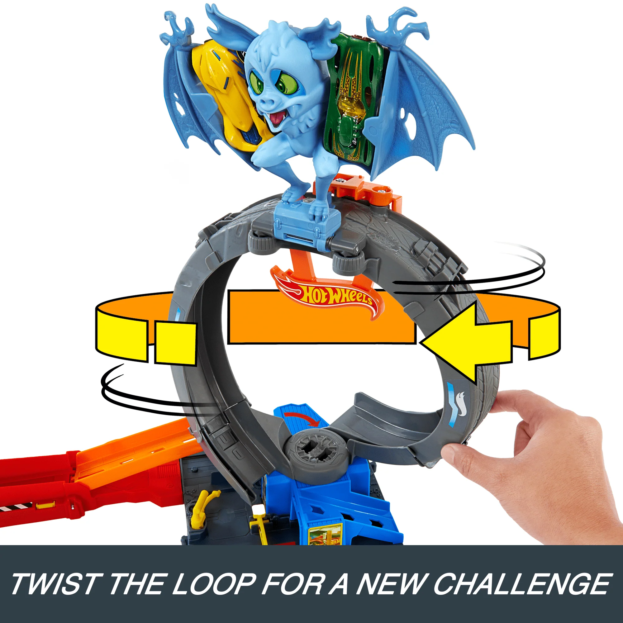 Hot Wheels Let's Race Netflix - Bat Loop Attack
