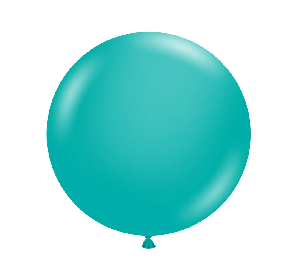 Tuftex Teal 36 inch Latex Balloons 1ct