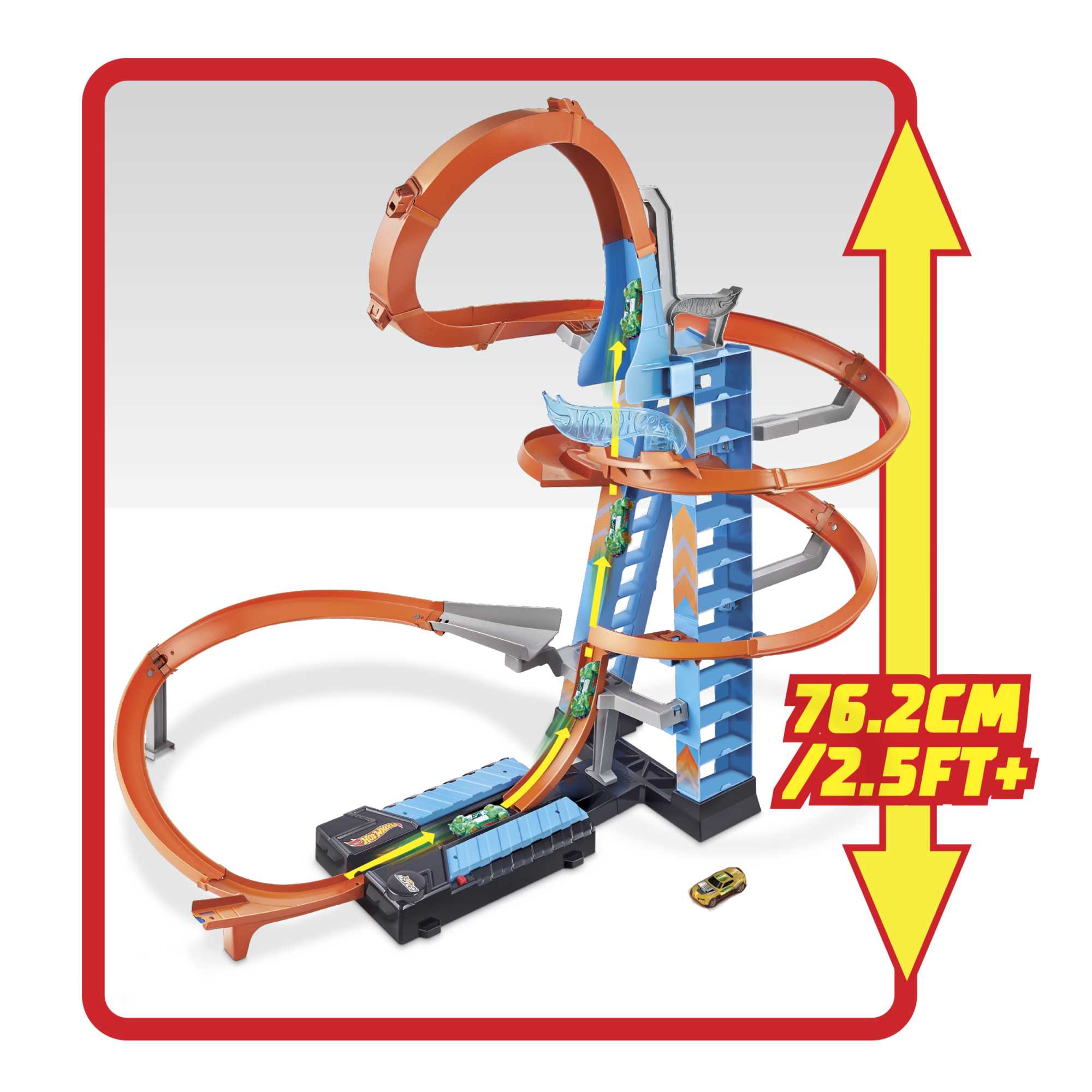 Hot Wheels Sky Crash Tower Track Set