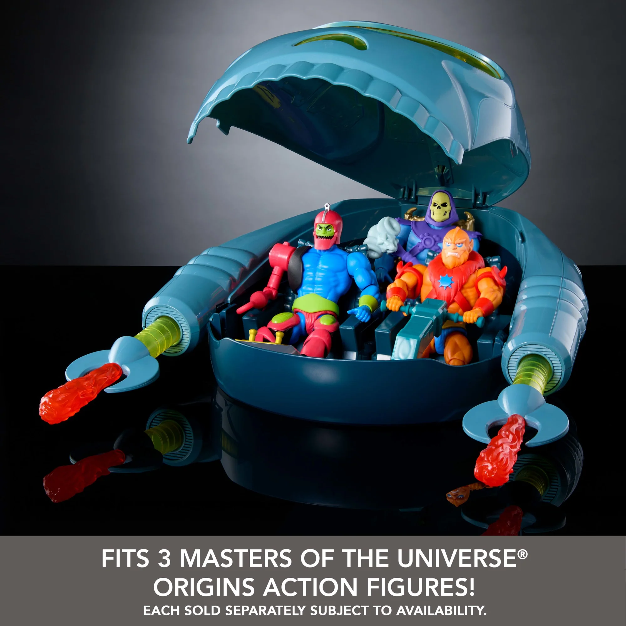 Masters Of The Universe Origins The Collector Vehicle, MOTU Toy, 5.5 Inch Scale Fits 3 Figures